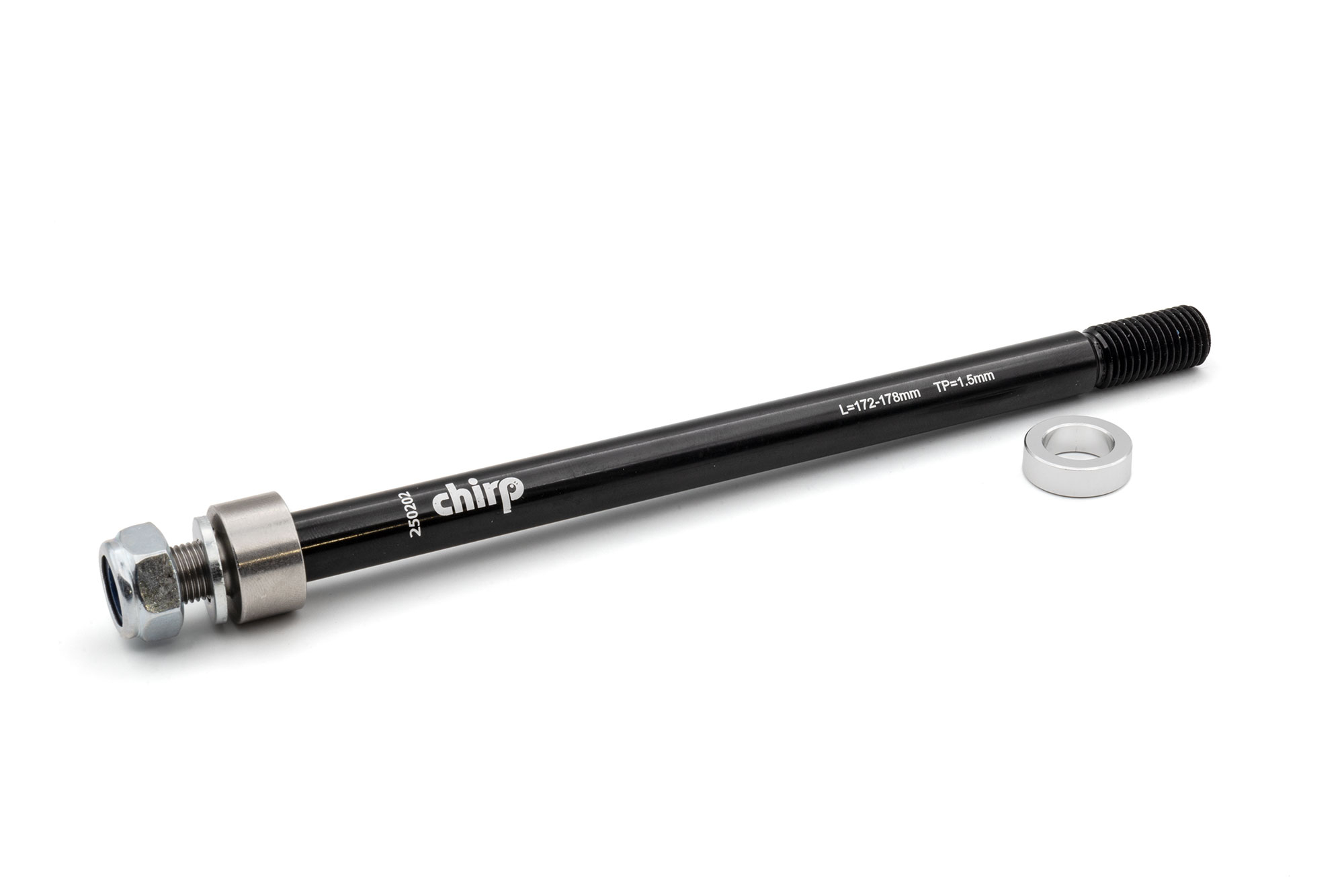 Chirp Steckachse M12 für Fahrradanhänger Shimano M12x1.5 (172-178 mm)