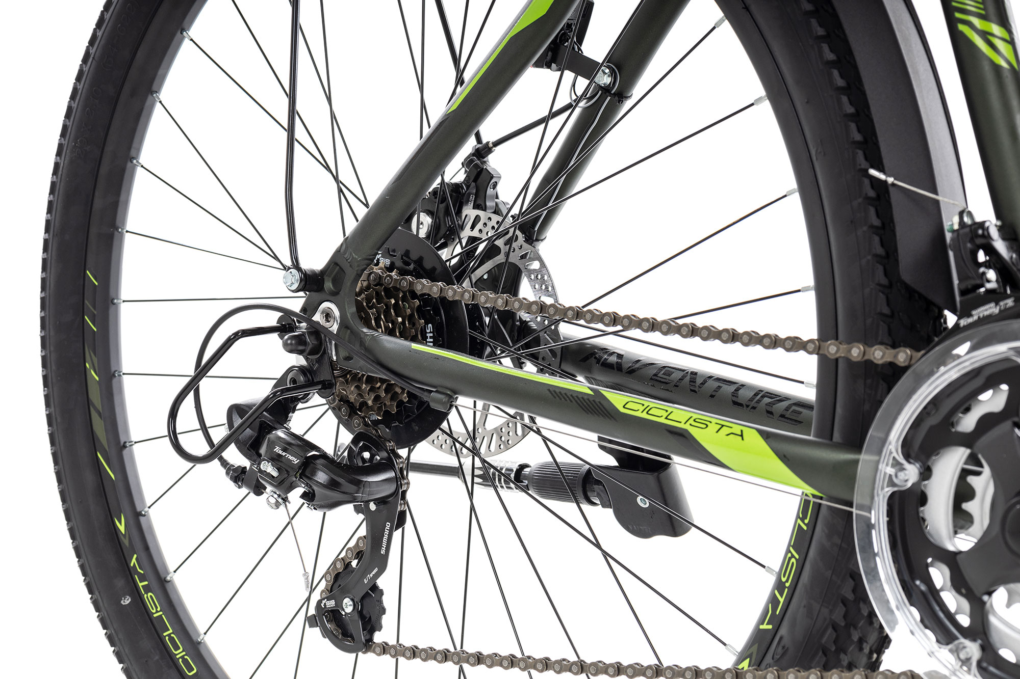 Ciclista Adventure 29 Disc 43 cm | bizzgreen-matt black apple | 29 Zoll