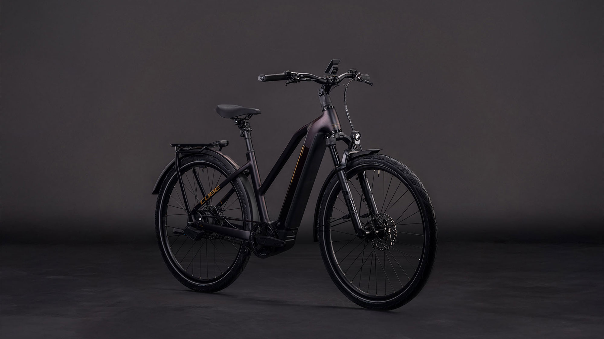 Cube Kathmandu Hybrid Comfort SLX 800 Trapez 2026 46 cm | solareclipse´n´gold