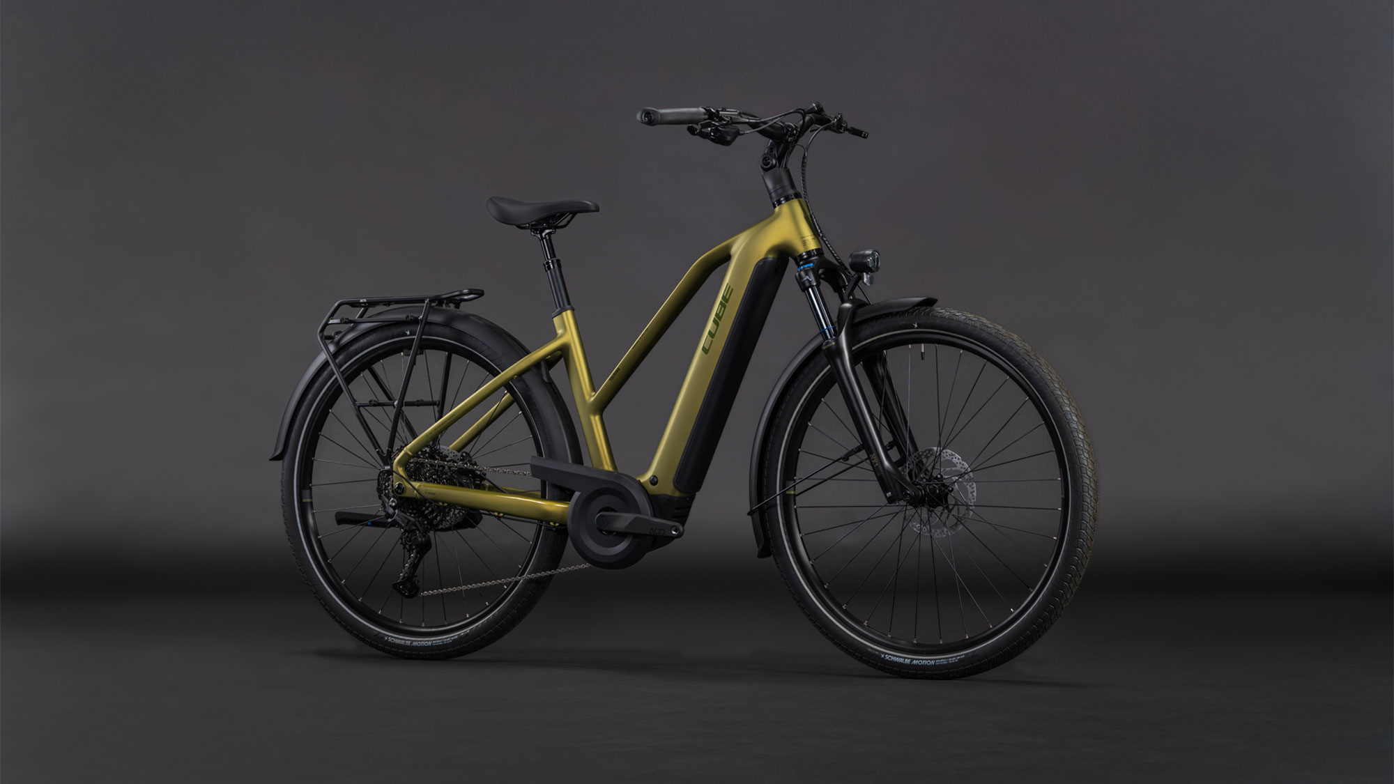 Cube Touring Hybrid PRO 800 Trapez 2026 46 cm | goldenlime´n´black