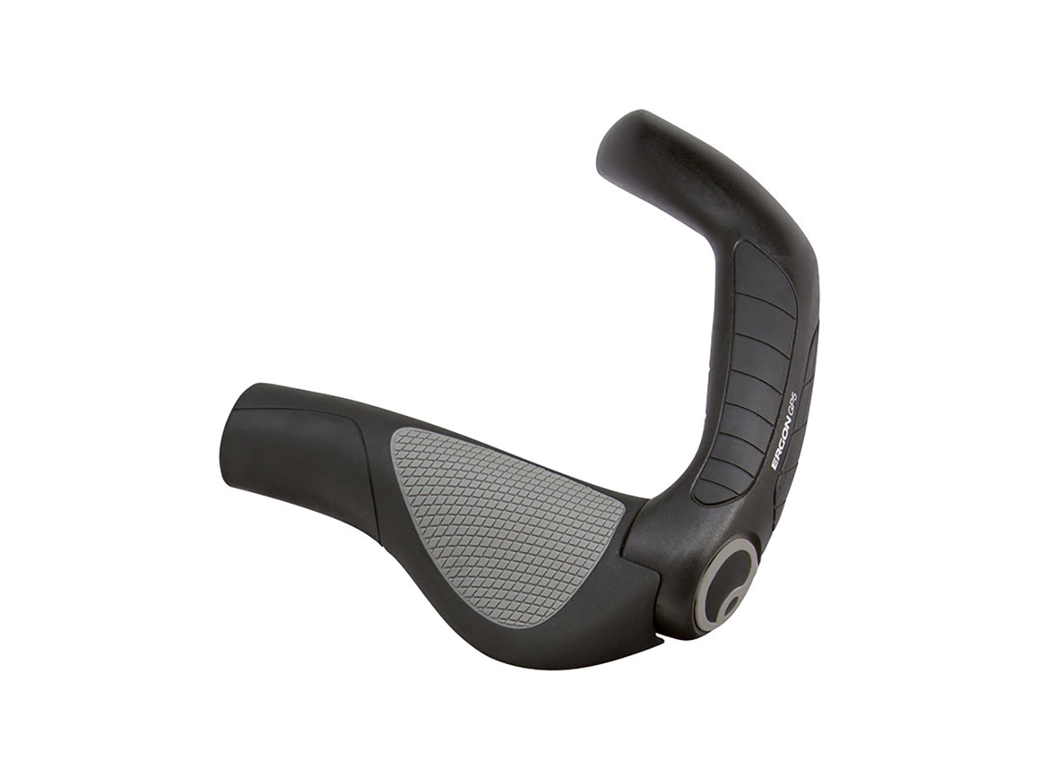 Ergon GP5 regular Griffe mit bar ends S | schwarz grau