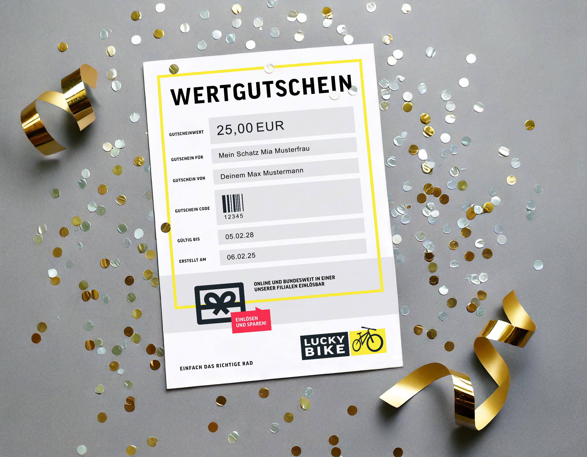 Geschenkgutschein 25€