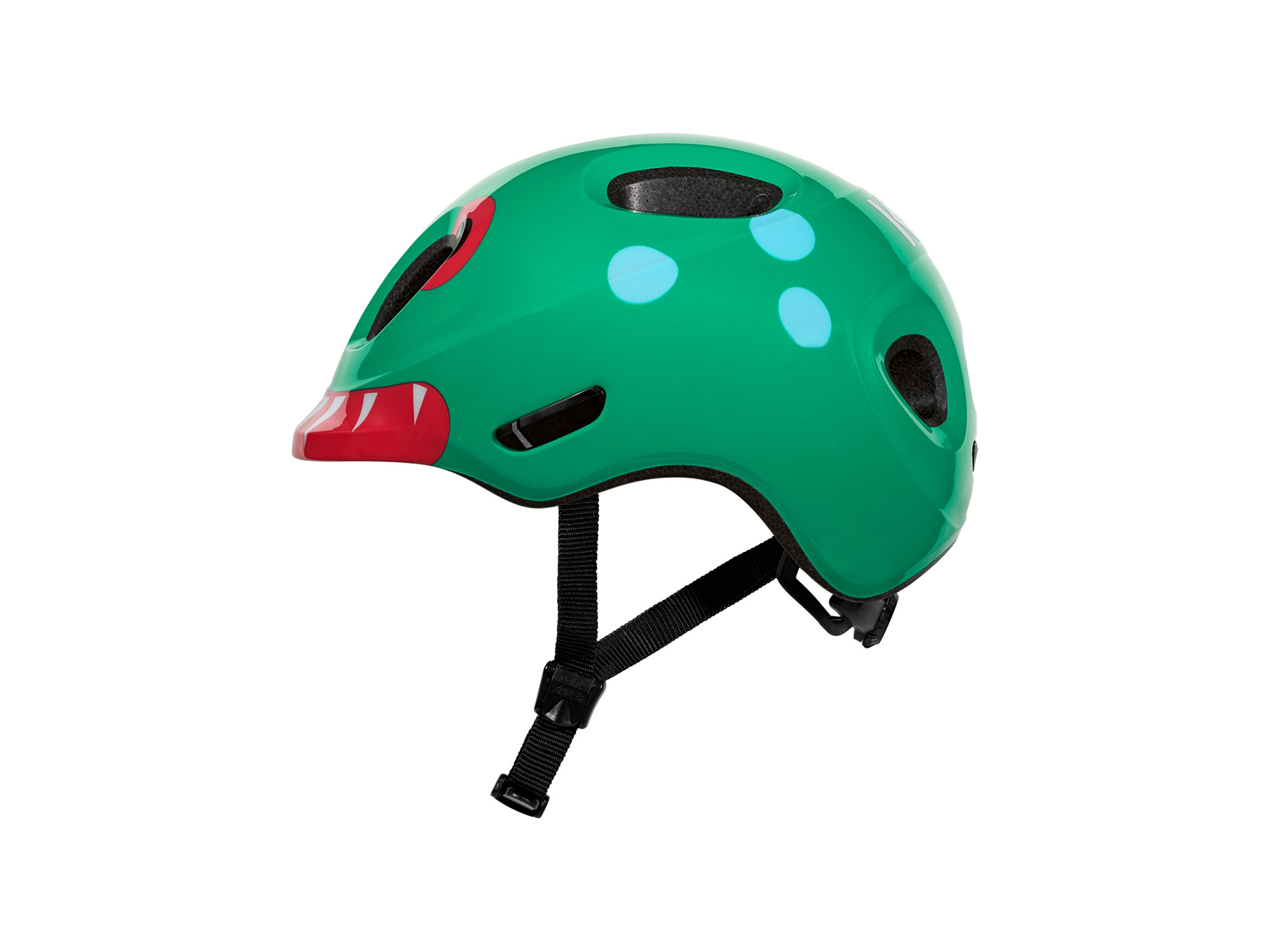 KED Meggy Spark Helm 50-55 cm | monster mood green glossy