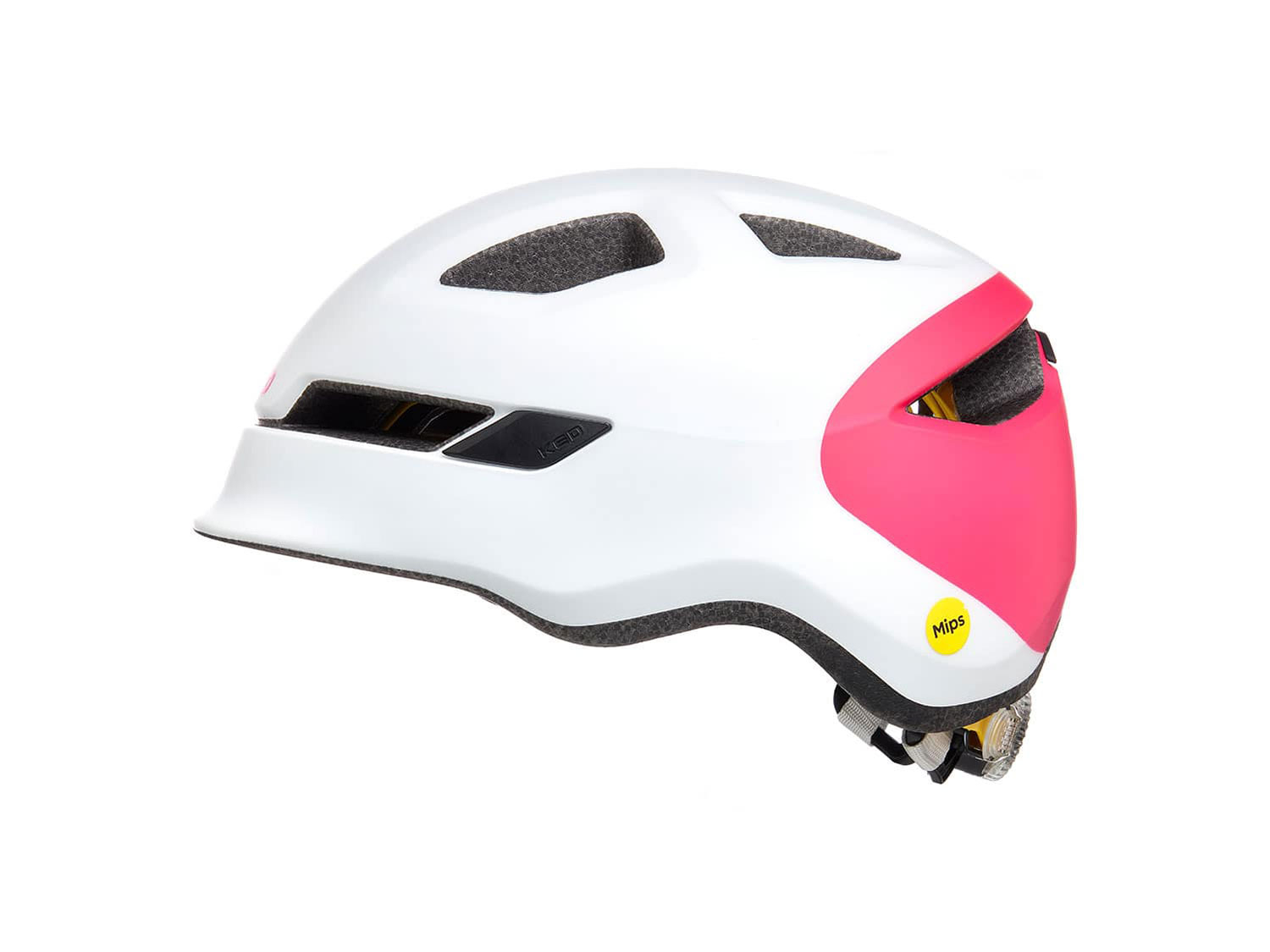 KED Pop 2.0 MIPS Helm 48-52 cm | white magenta