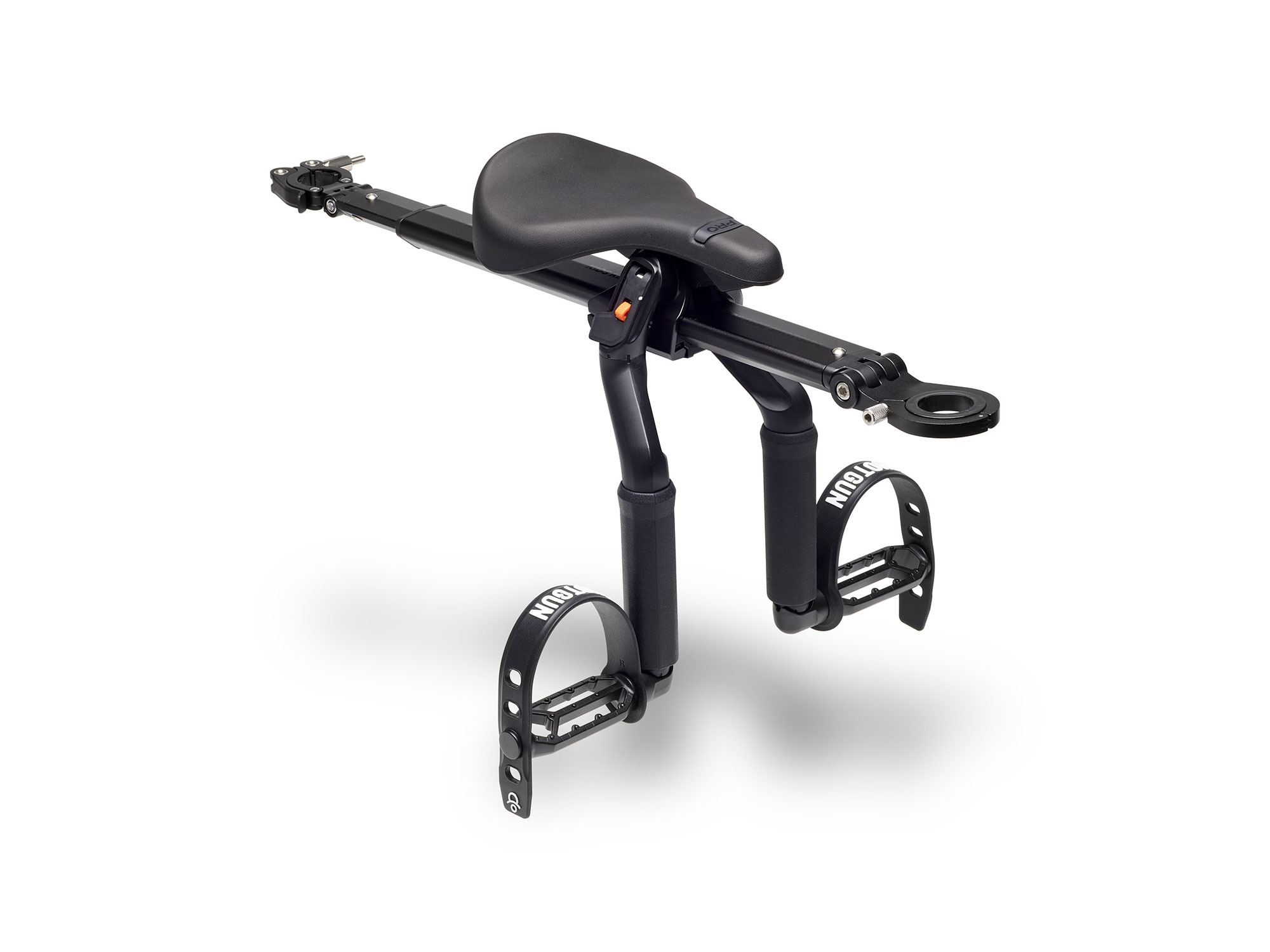 Kids Ride Shotgun Pro 2.0 MTB Front Kindersitz/Lenker schwarz