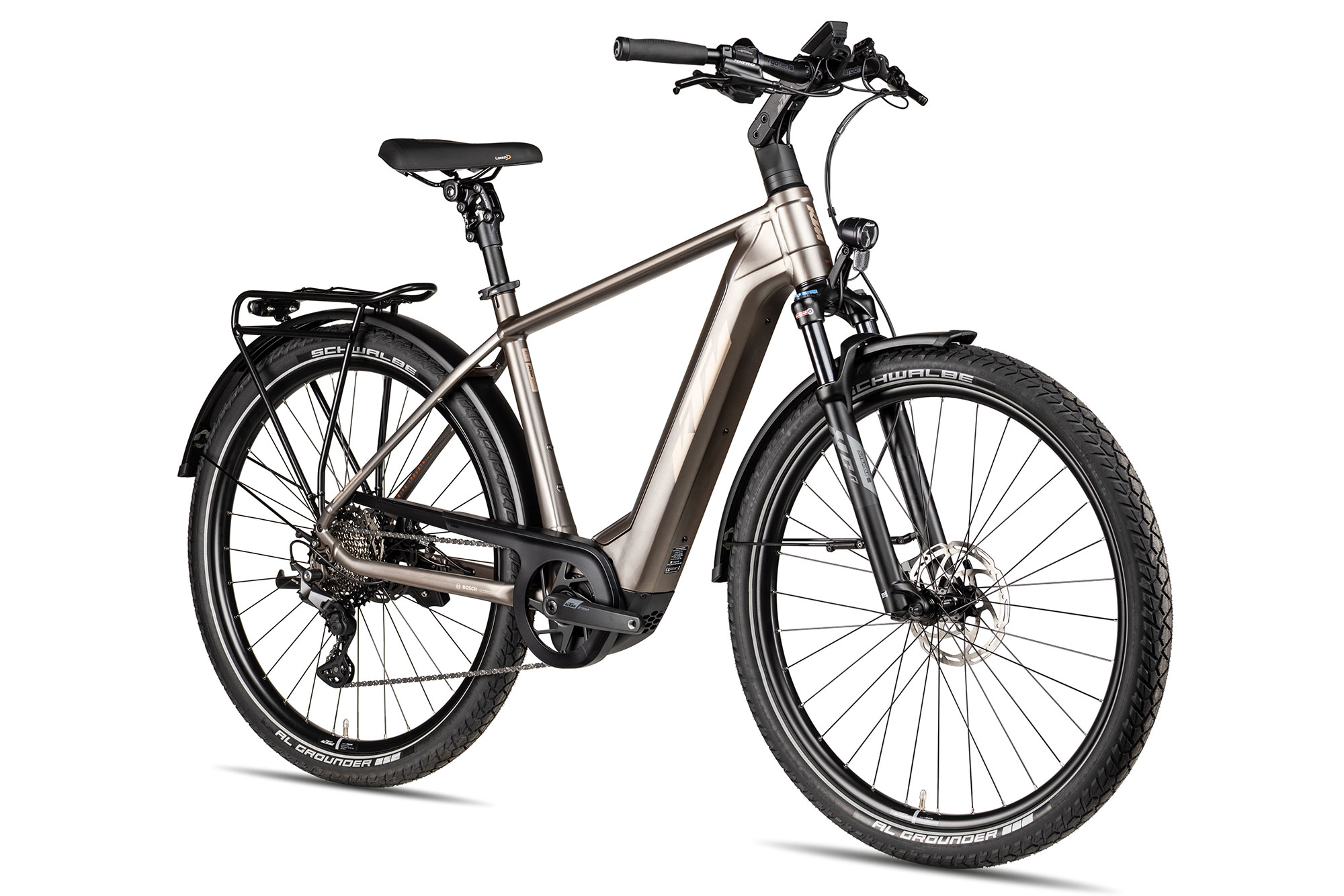 KTM MACINA GRAN 710 2025 46 cm | oak matt/champagne orange