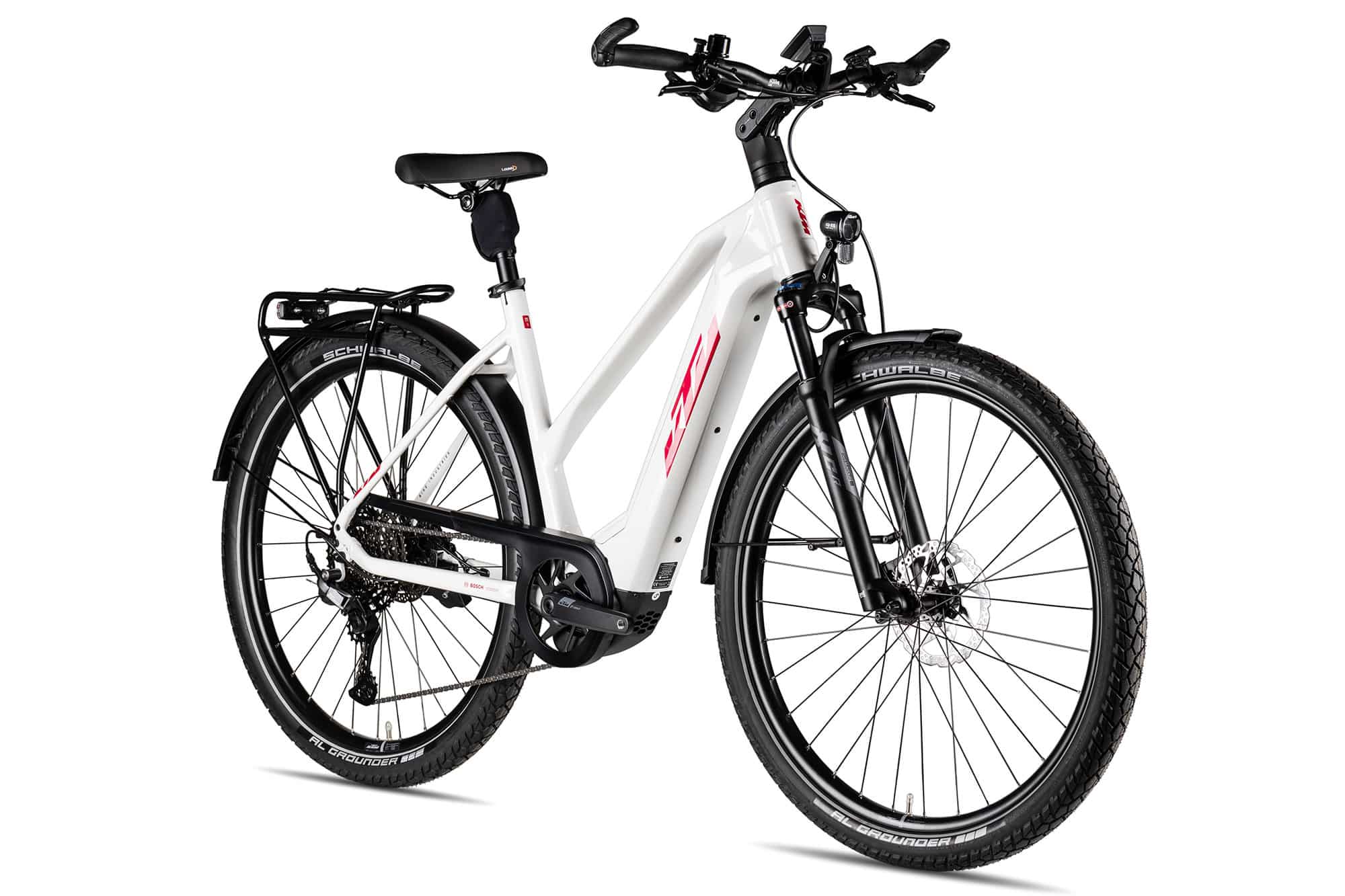 KTM Macina GRAN PRO Trapez 2025 56 cm | metallic white/darkred black