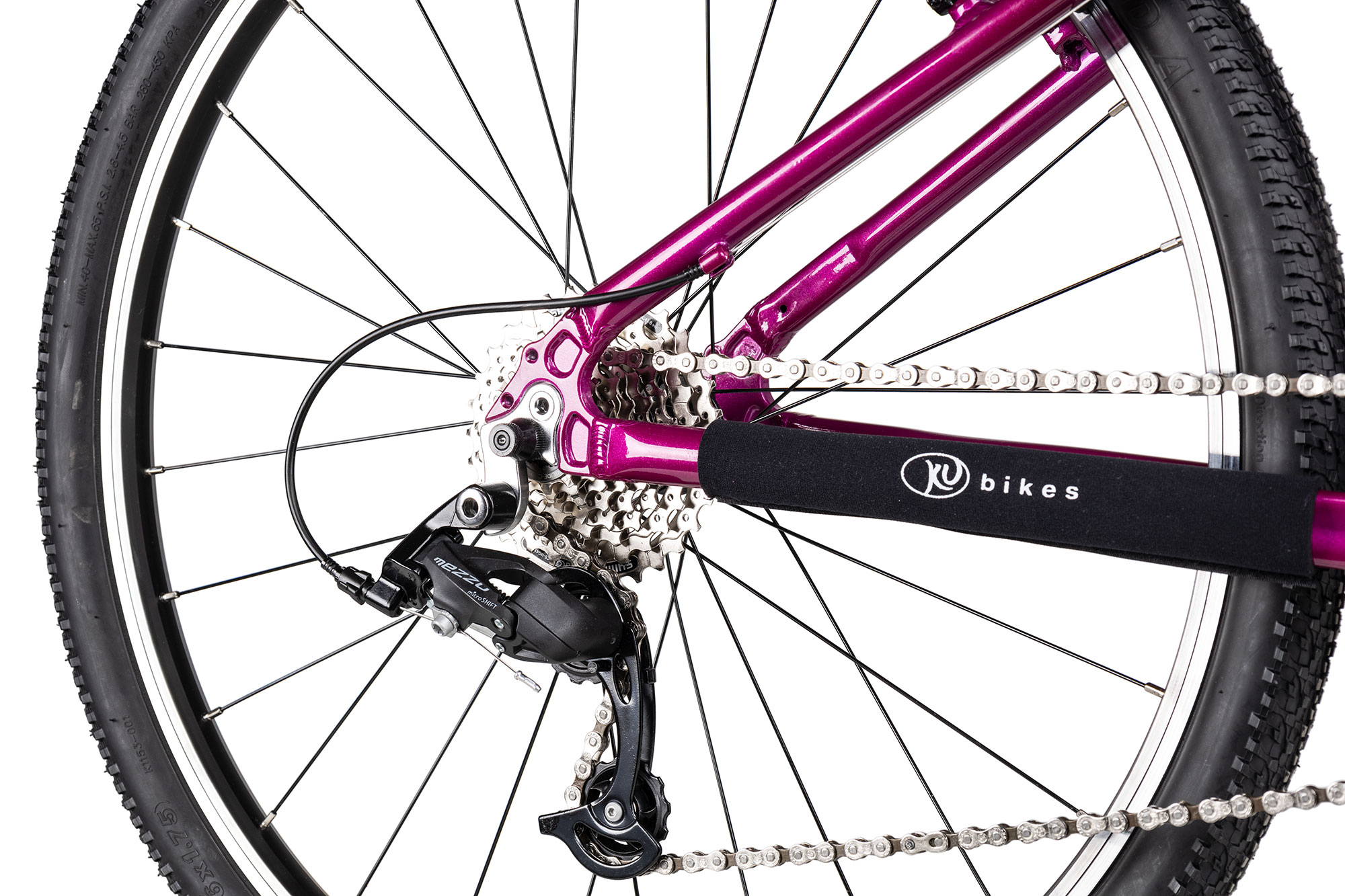 KUbikes 26 MTB 36 cm | lasur pink
