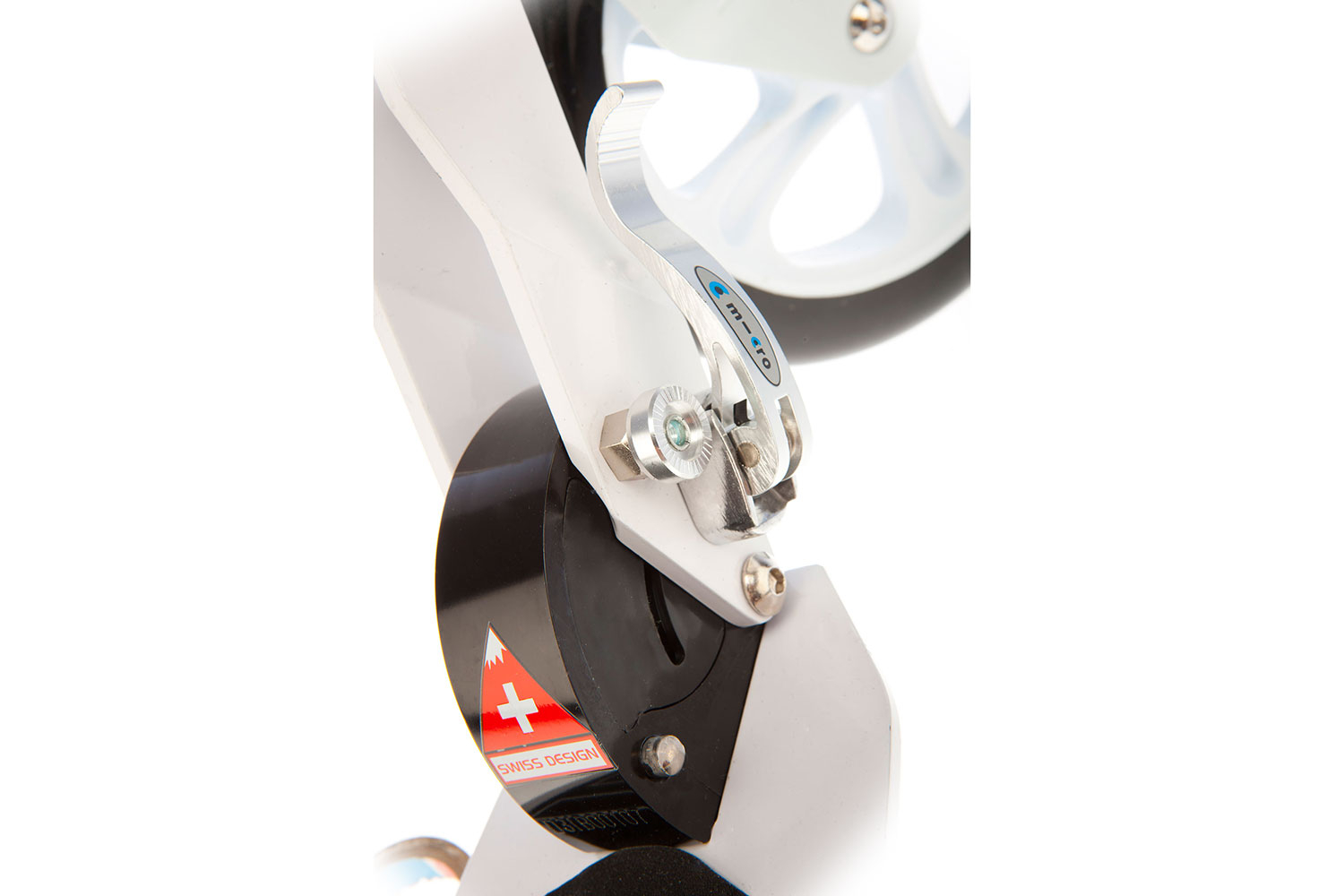 Micro Black/White Scooter weiss