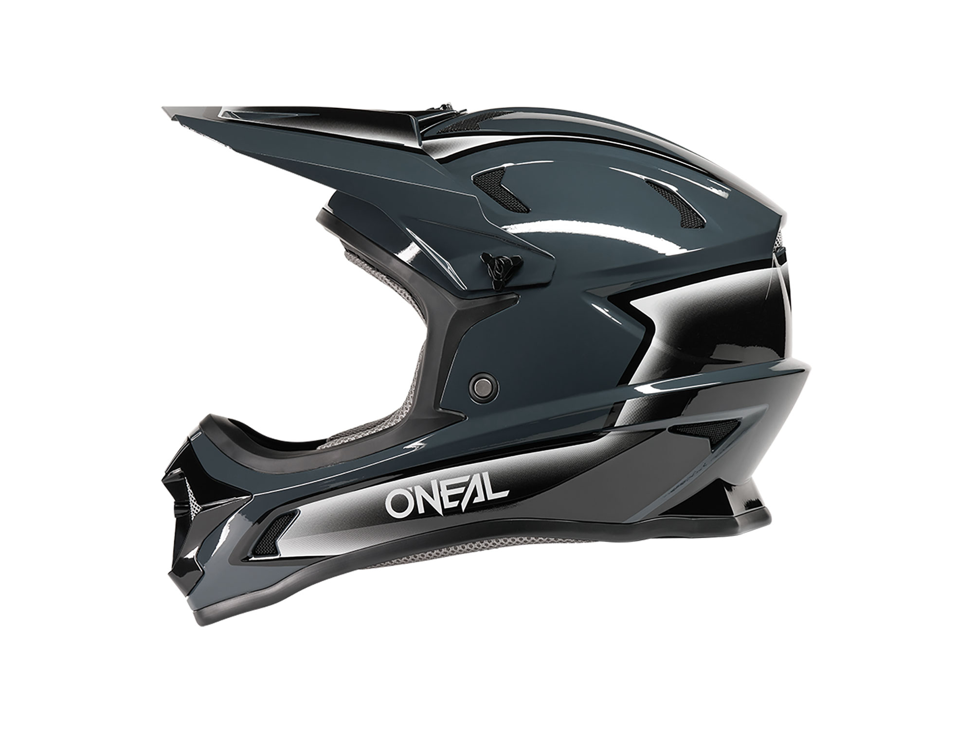 ONeal Sonus Fullface Helm 59-60 cm | slick black gray