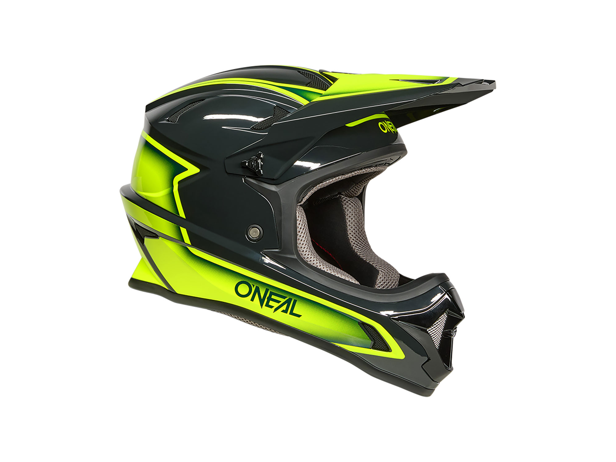 ONeal Sonus Fullface Helm 53-54 cm | slick gray neon