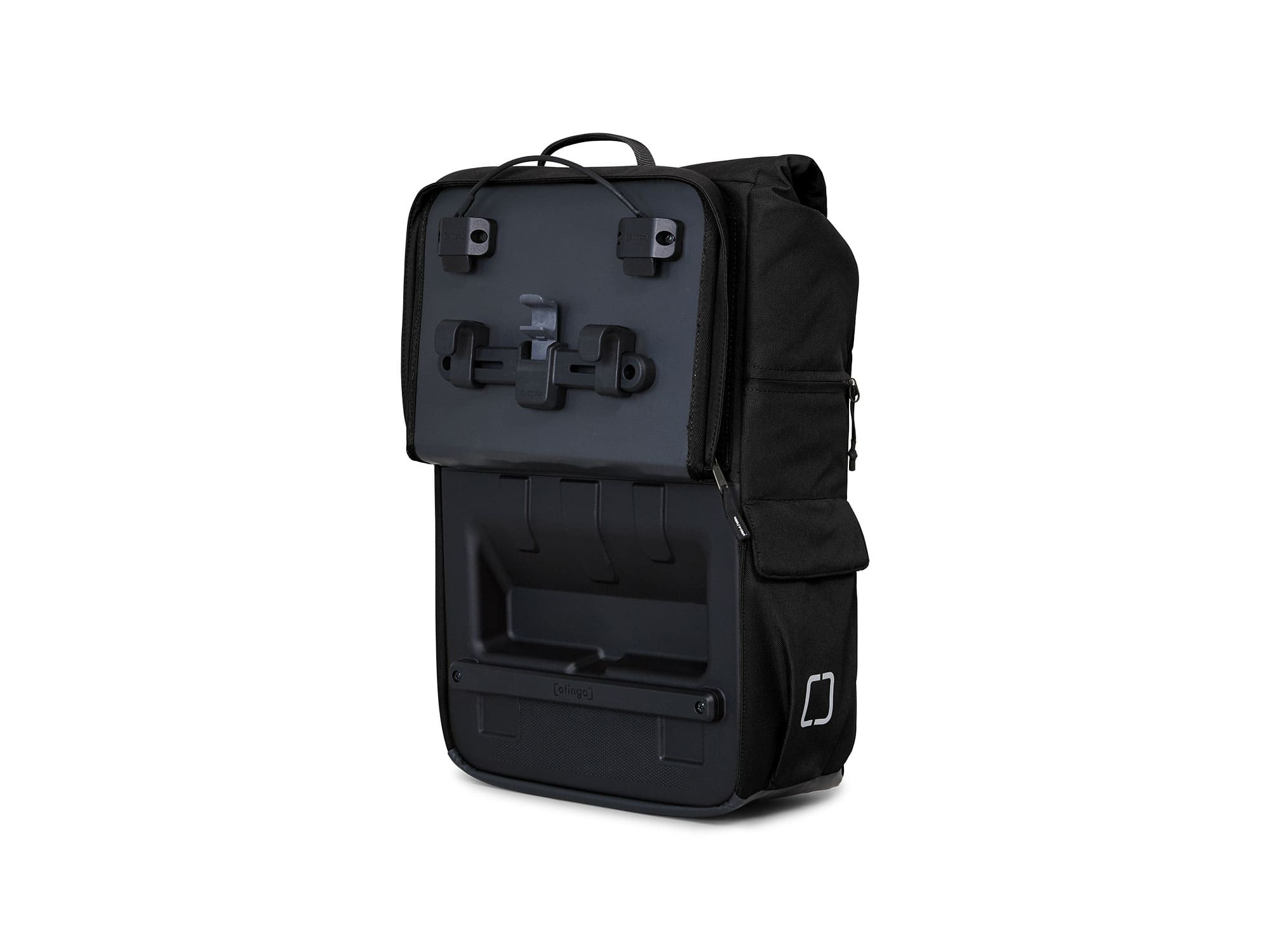 otinga Flip V3 Rucksack-Fahrradtasche schwarz