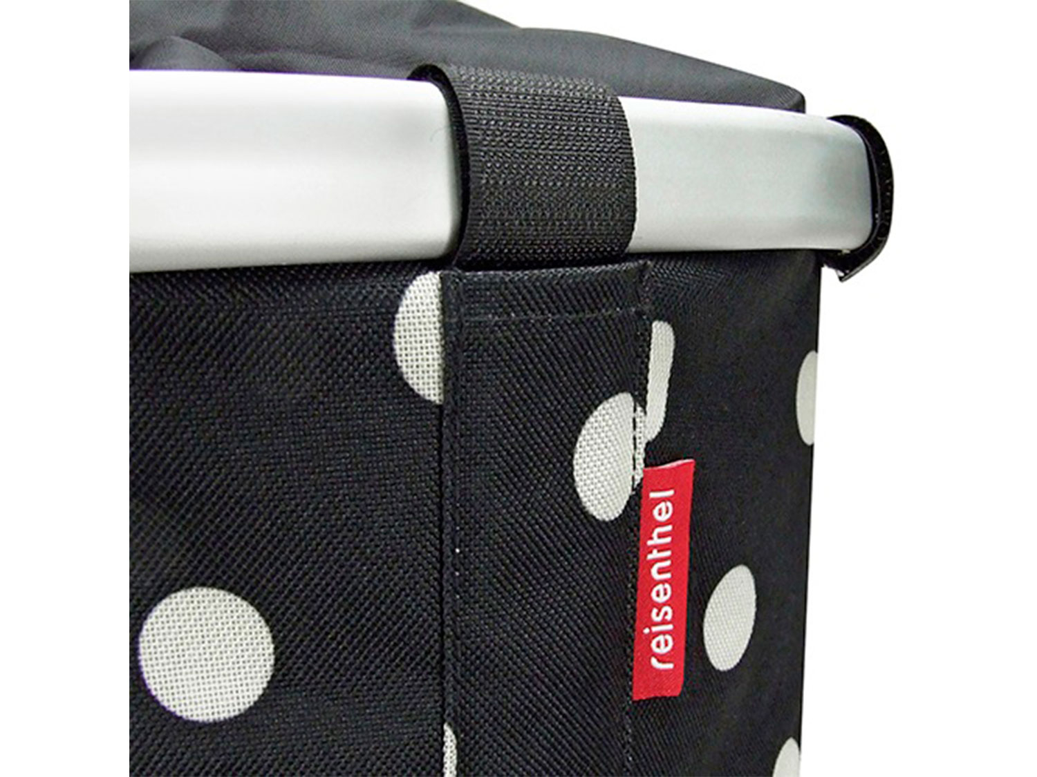 KLICKfix Reisenthel Bikebasket 15 Liter | black dots