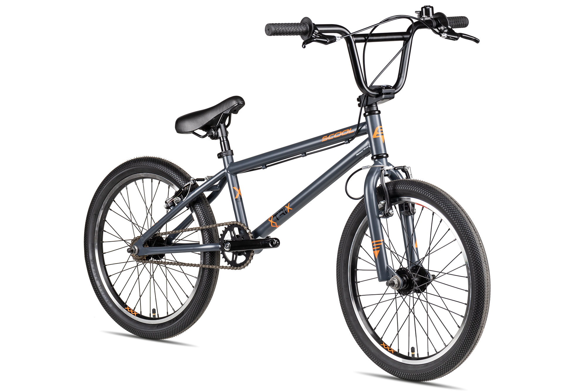 SCOOL XtriX 20-1S 25 cm | dark grey/orange | 20 Zoll