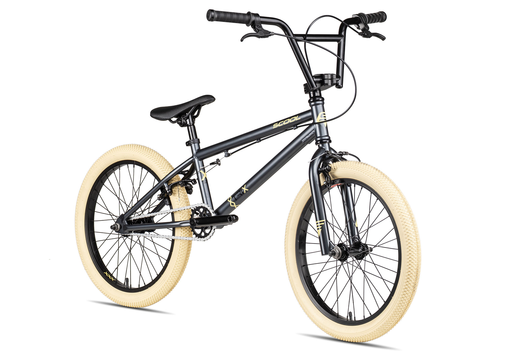 SCOOL XtriX 40-1S 25 cm | dark grey/beige | 20 Zoll