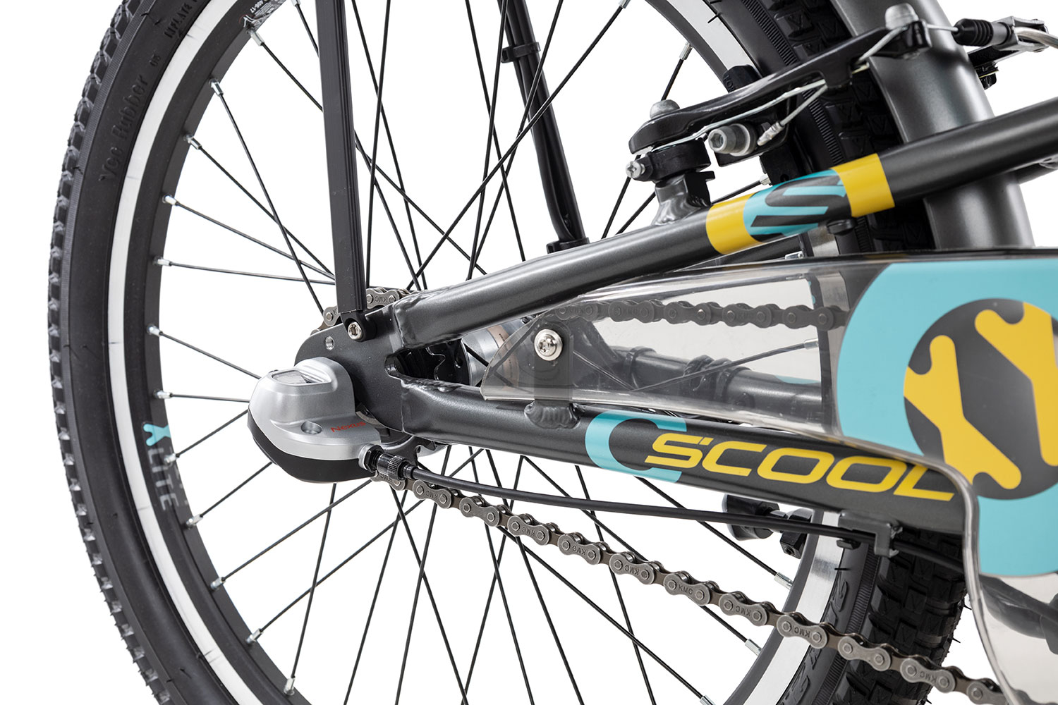 SCool XXlite alloy 20-3 28 cm | darkgrey/mint | 20 Zoll