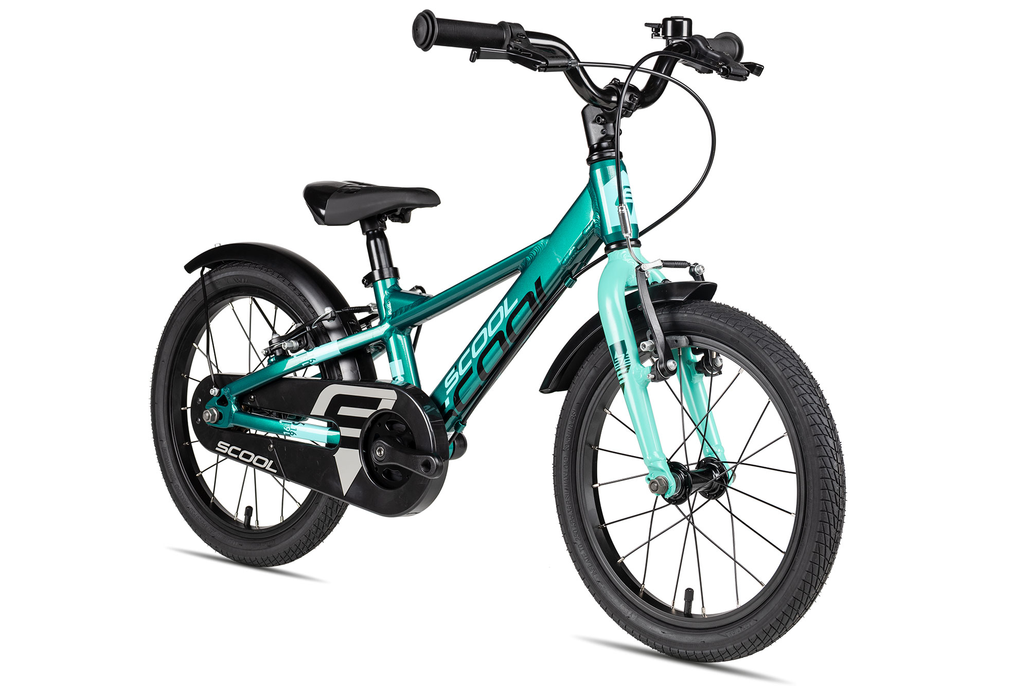 SCool XXlite EVO 16-1 22 cm | green metallic/aqua matt | 16 Zoll