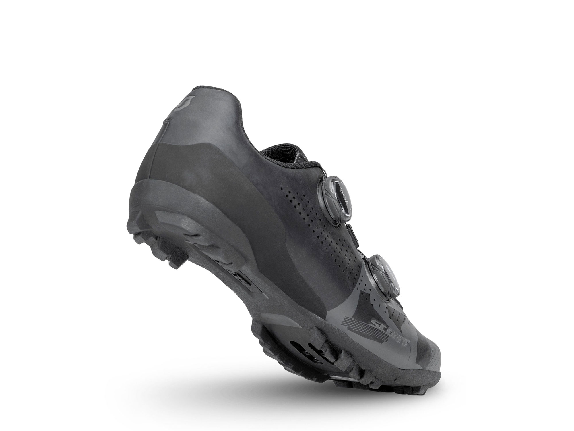 Scott Gravel RC Schuhe 46 | matt black anthracite grey