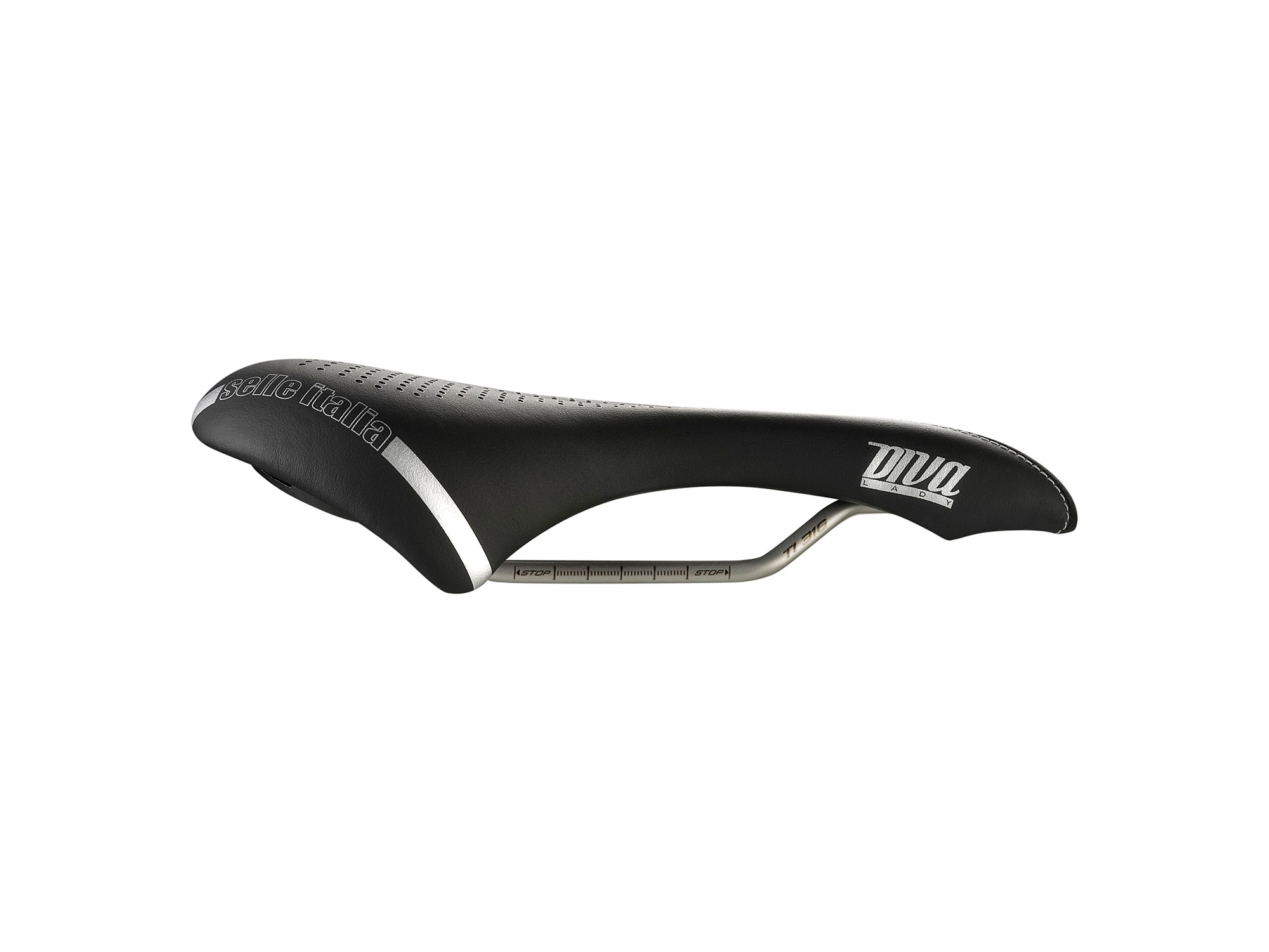 Selle Italia Diva Gel TI 316 Superflow Sattel 15,2 cm