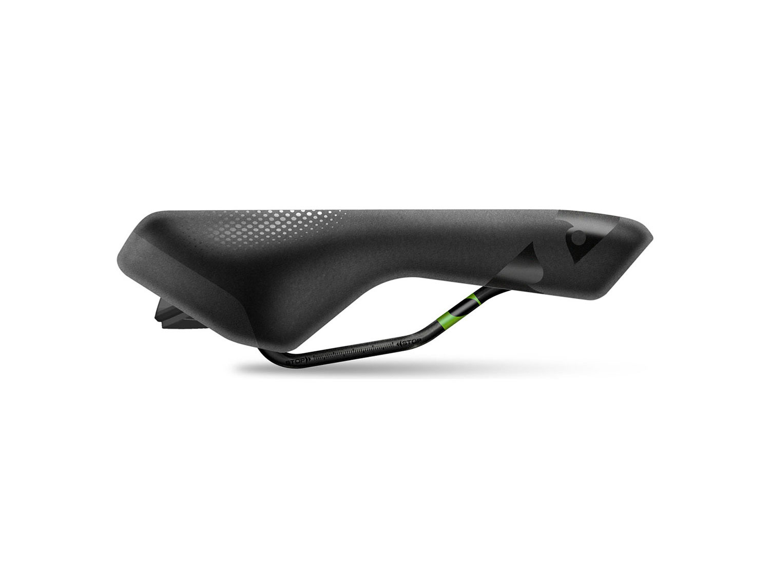 Sportourer Fly X Gel Flow Classic Sattel matt black high-viz | Damen