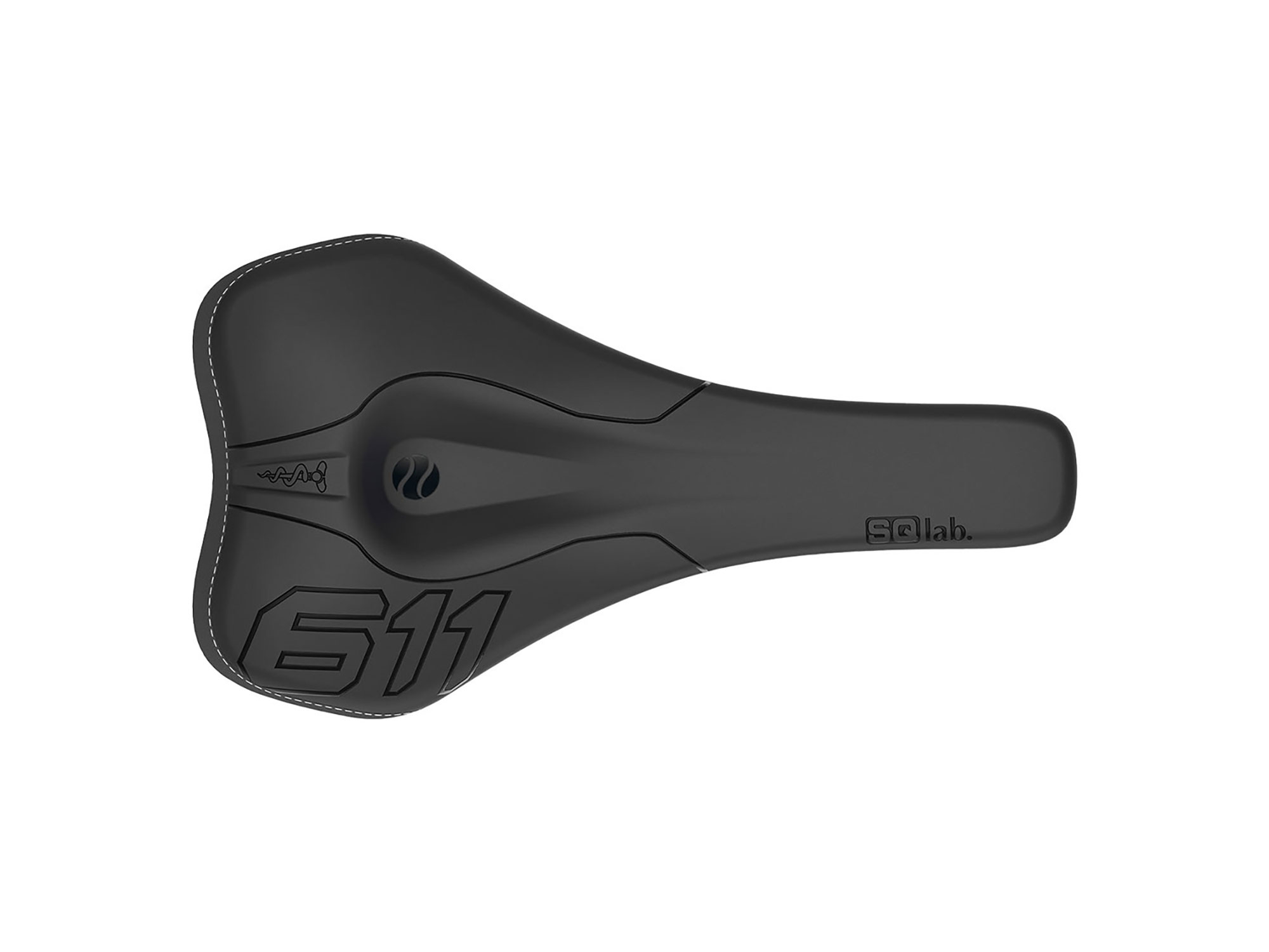 SQlab 611 Ergowave S-Tube Sattel 12 cm | schwarz