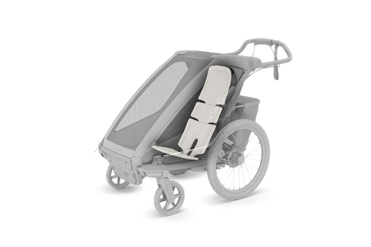 Thule Chariot 2 Seat Liner hellgrau