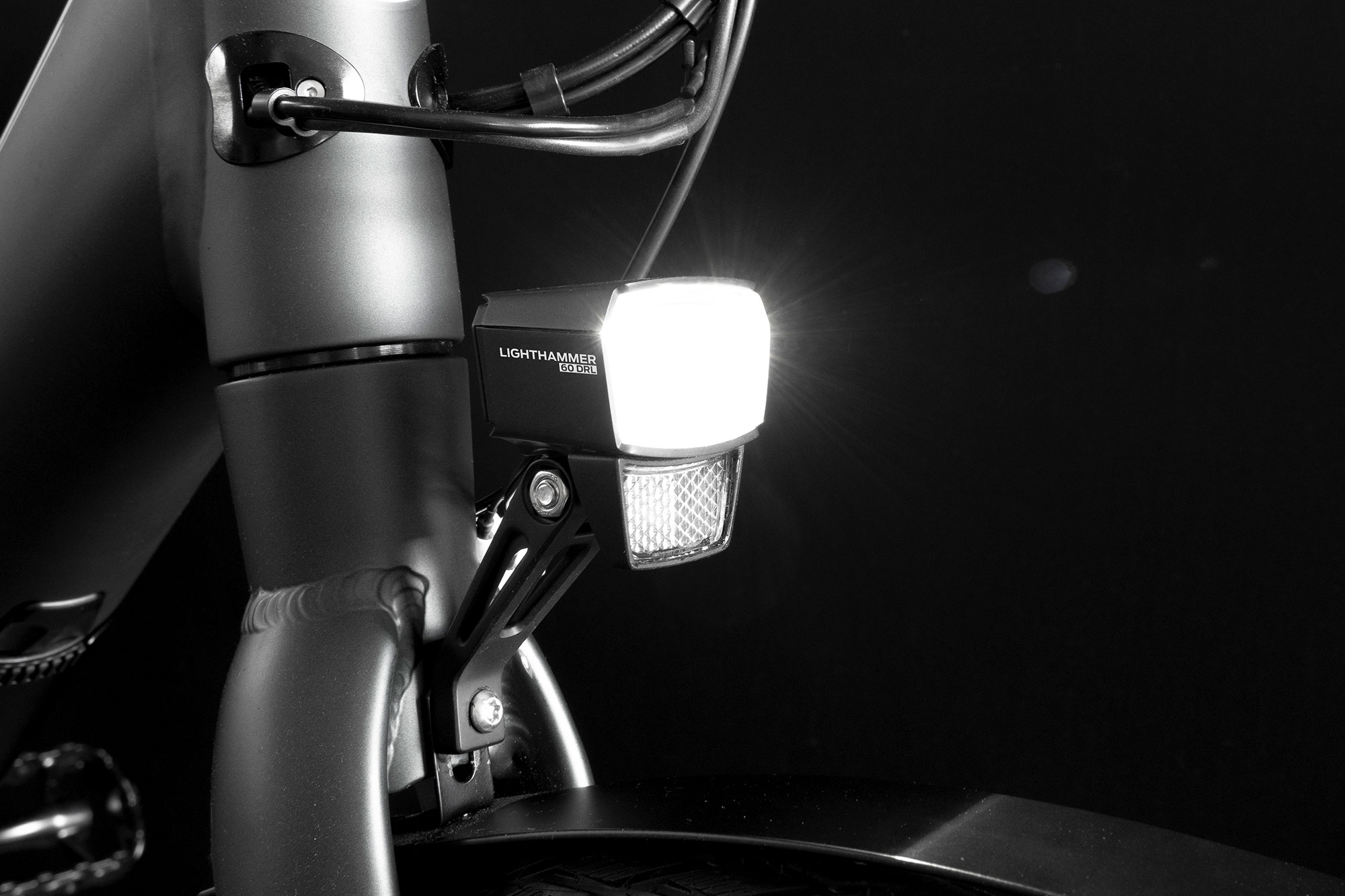 Trelock Lighthammer LS 800 E-Bike Scheinwerfer 60 Lux schwarz