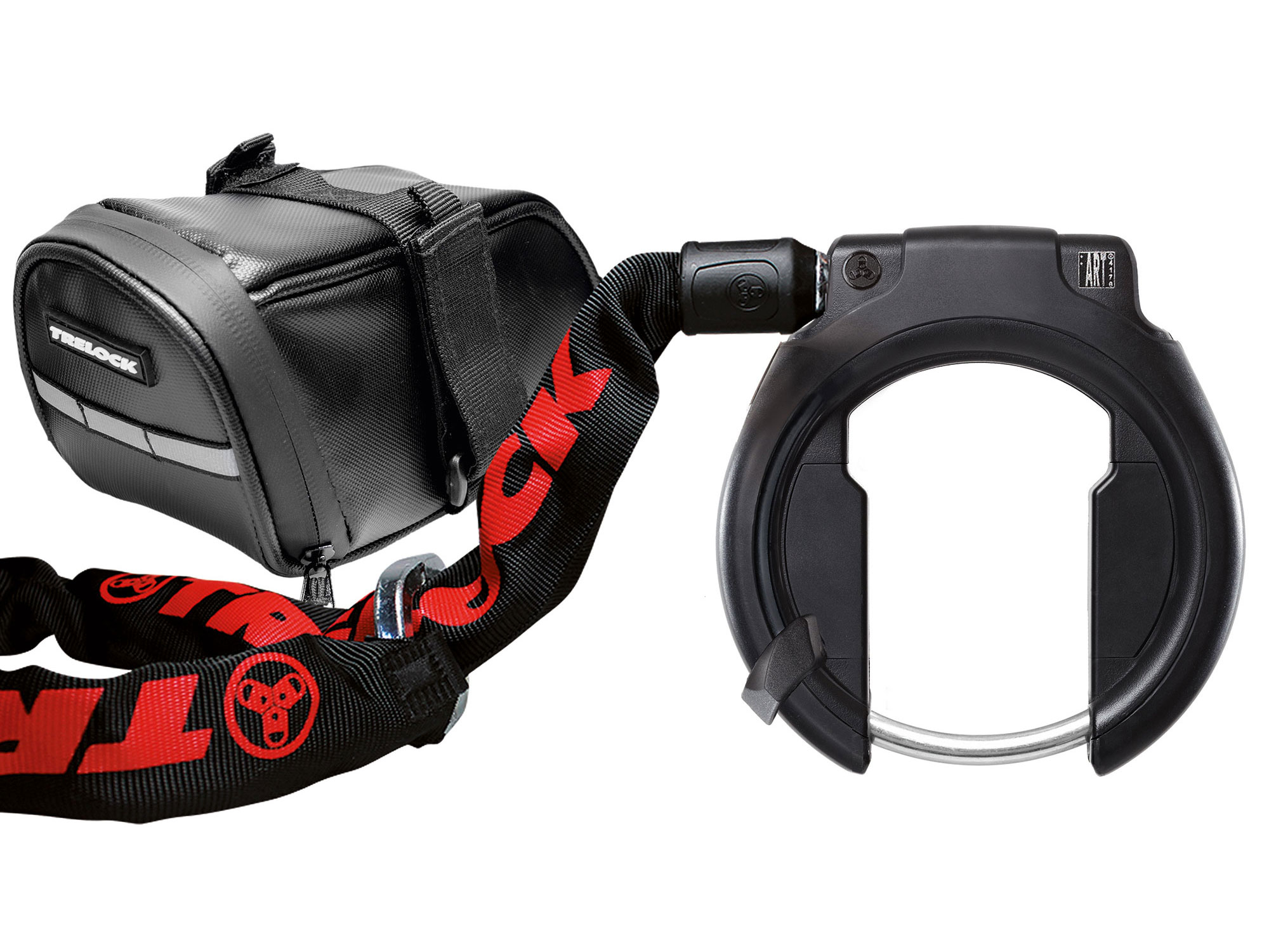 Trelock RS453BAL/ZR355/Bag Rahmenschloss-Set schwarz