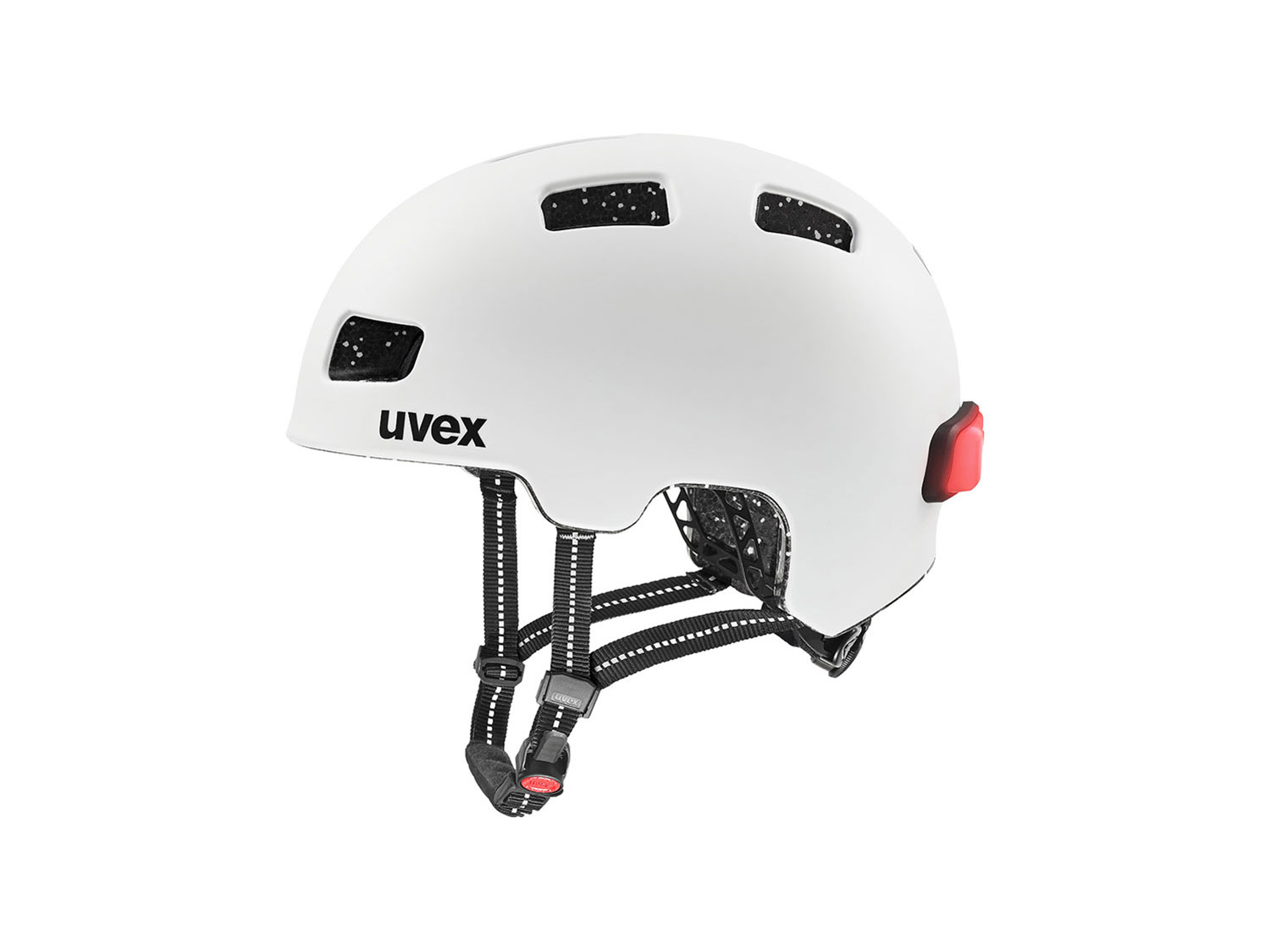 Uvex City 4 Helm 55-58 cm | white skyfall matt