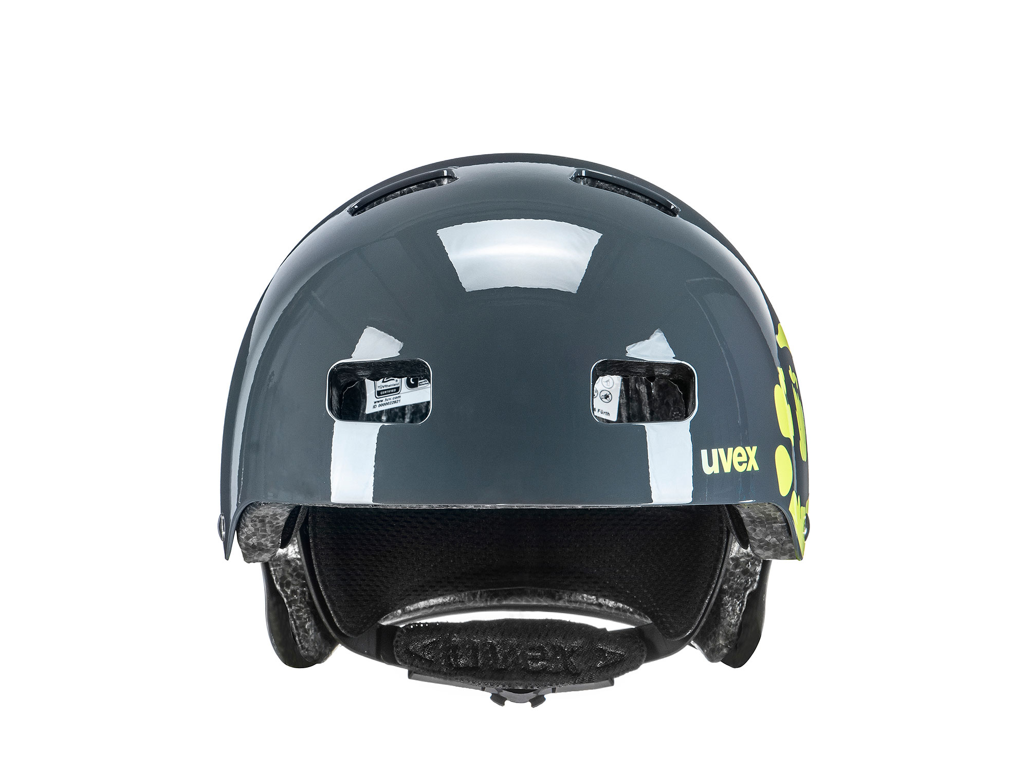 Uvex Kid 3 Helm 55-58 cm | dirtbike gray lime