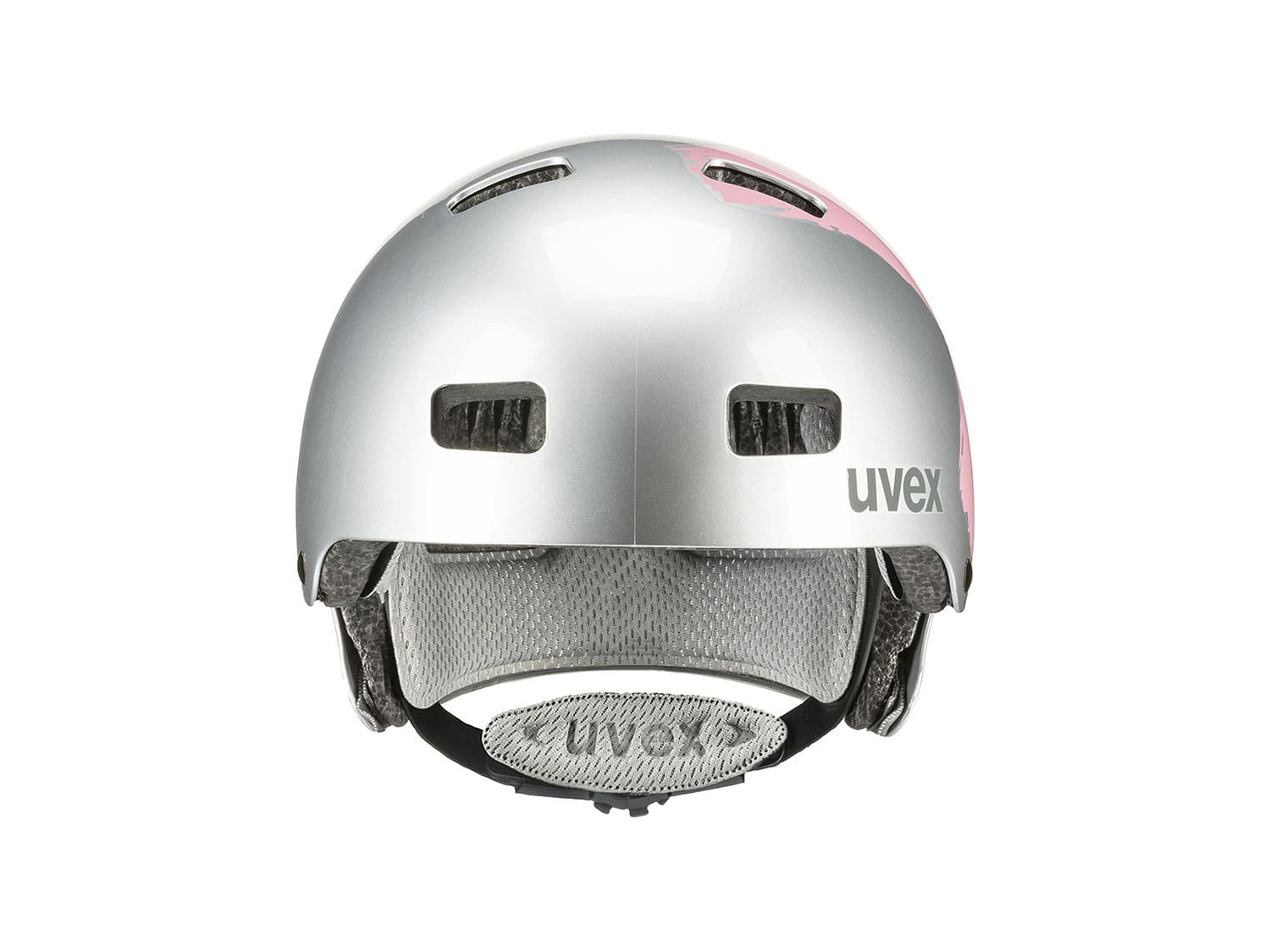 Uvex Kid 3 Helm 55-58 cm | silver rose