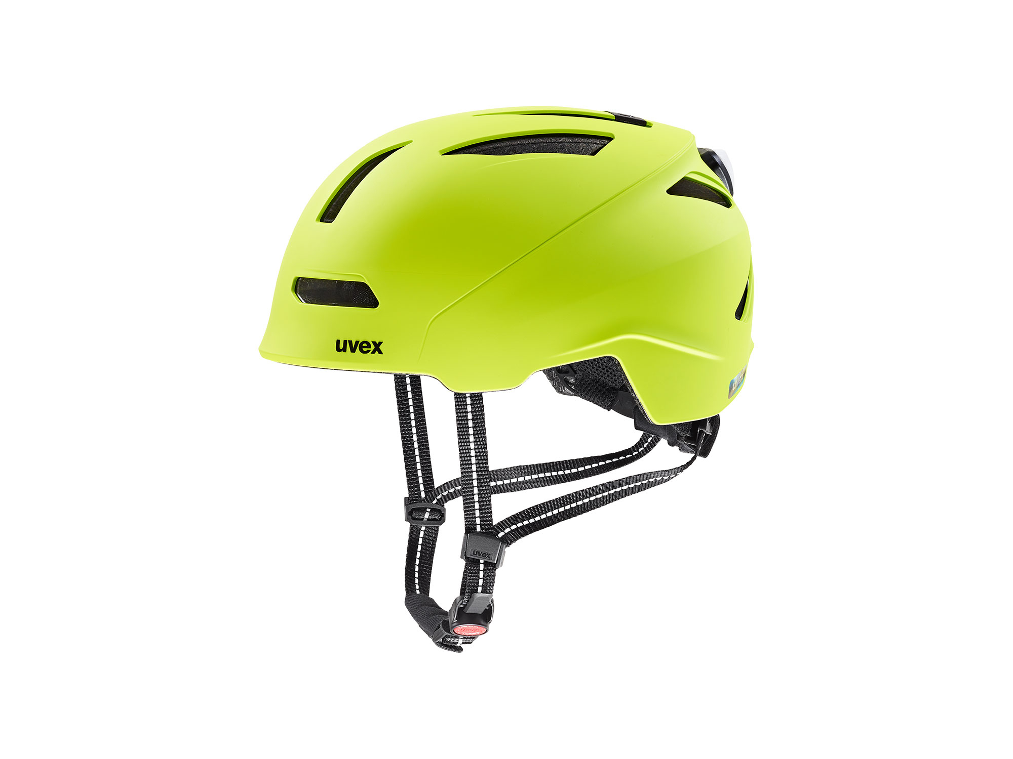 Uvex Urban Planet LED Helm 54-58 cm | lime matt