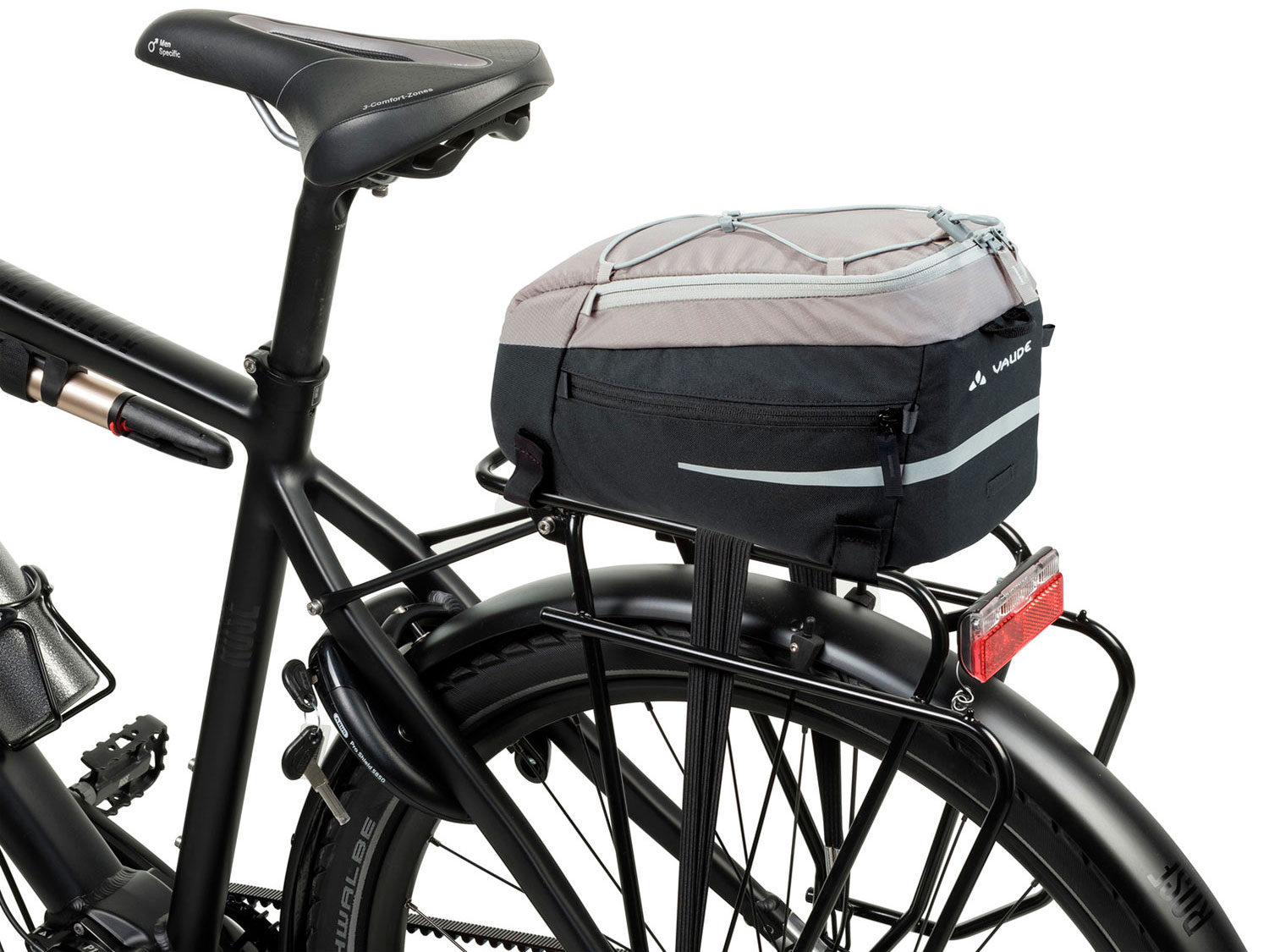 Vaude Silkroad Gepäckträgertasche 7 Liter | black