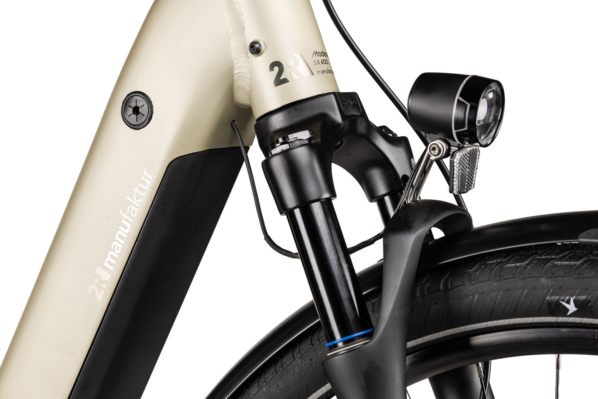 2R Manufaktur Modena SX 600 Wave 46 cm | champagne pearl matt
