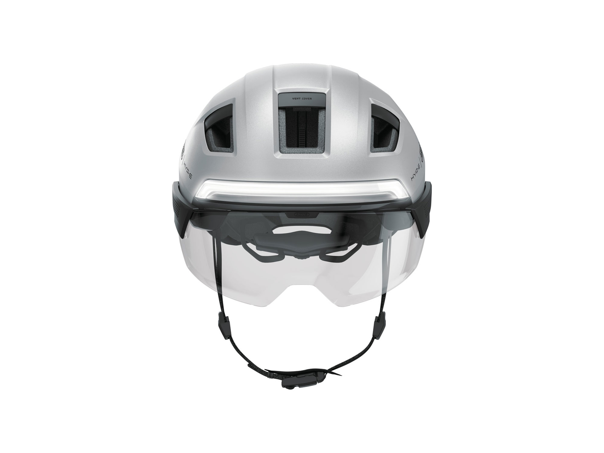 Abus Hyp-E ACE E-Bike Helm 57-61 cm | gleam silver