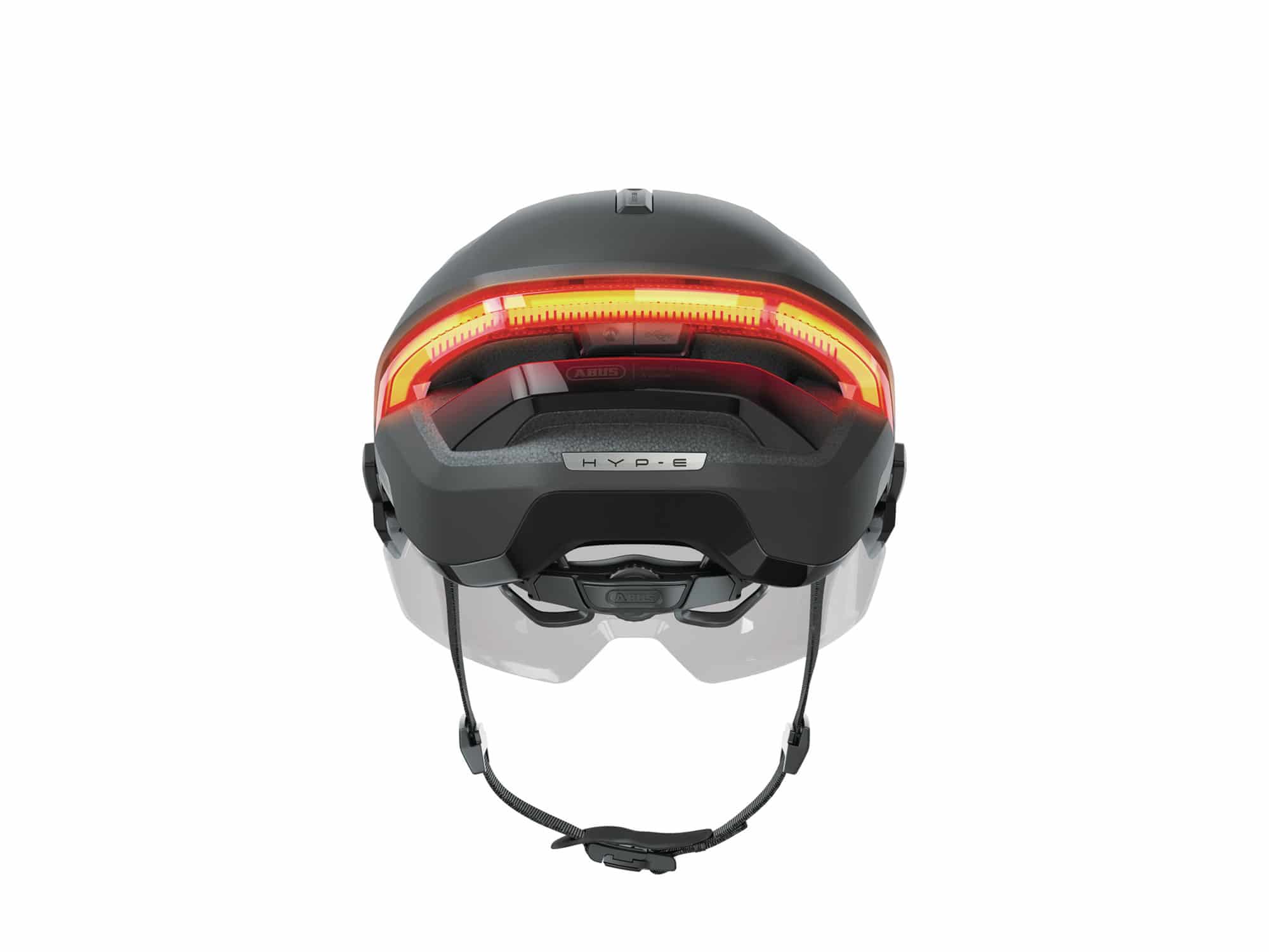 Abus Hyp-E BL.ACE Bremslicht E-Bike Helm 51-55 cm | volcano titan
