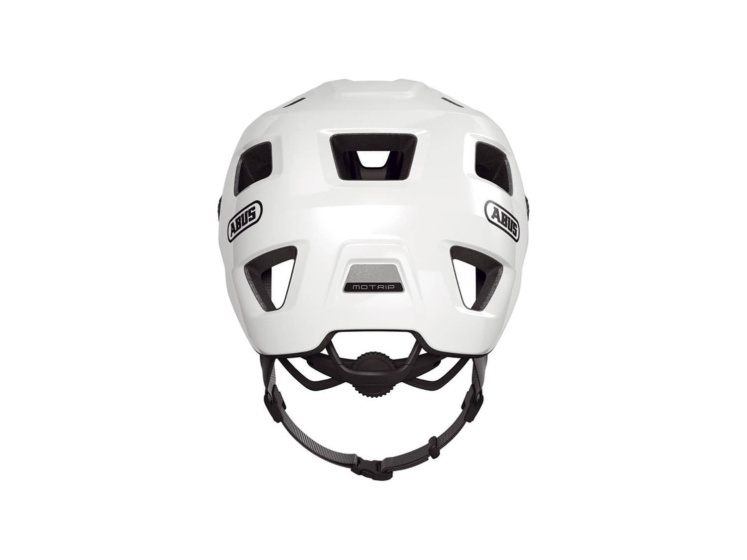 Abus MoTrip MTB Helm 57-61 cm | shiny white
