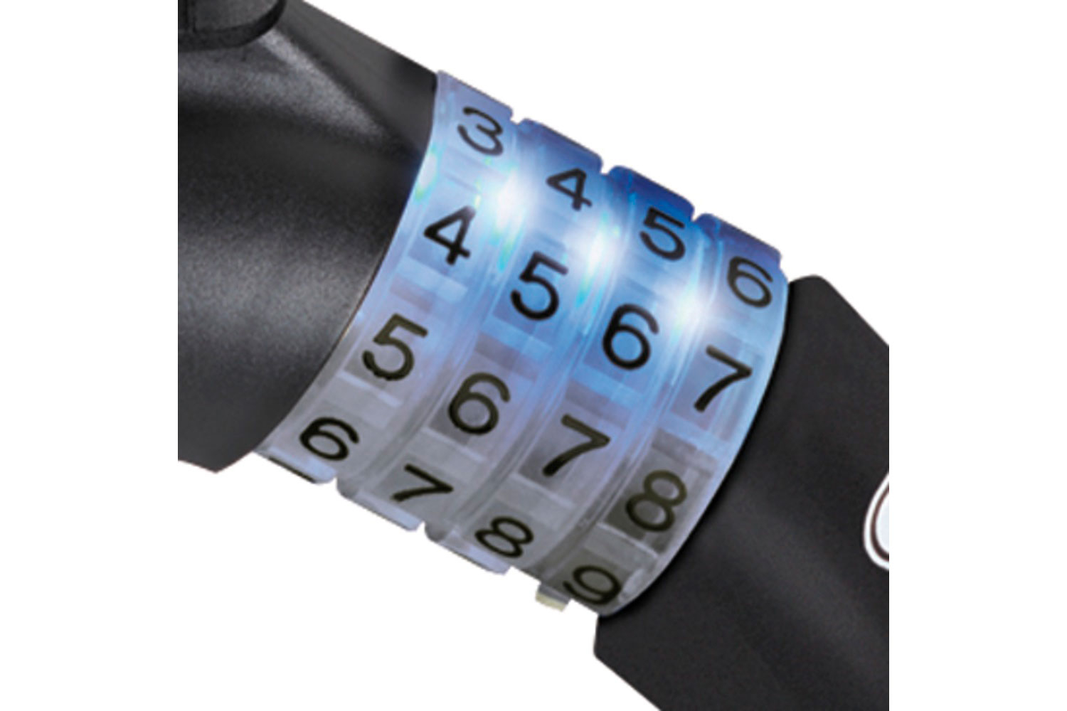 Abus Raydo Steel-O-Flex Kabelschloss 85 cm | schwarz