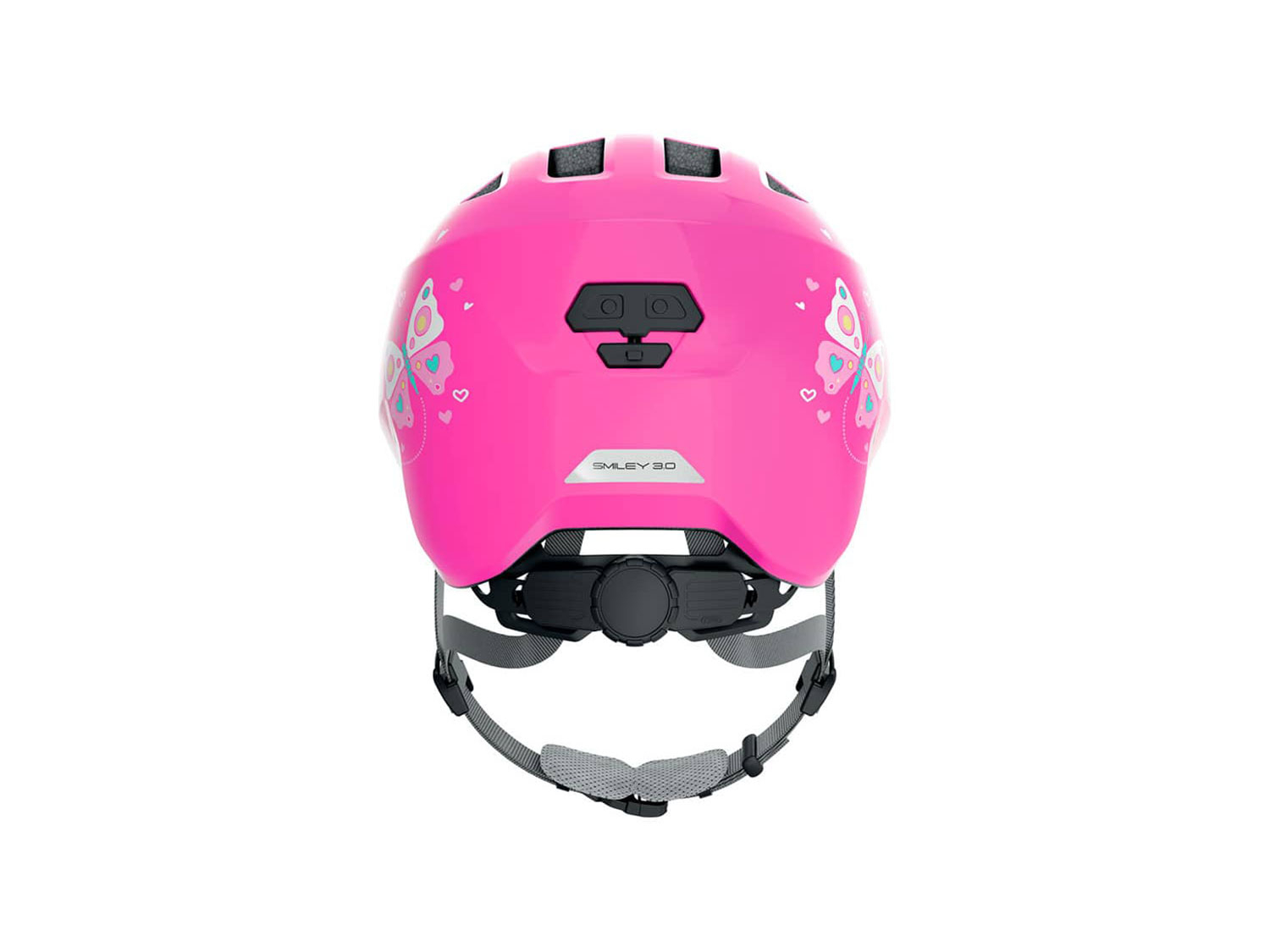 Abus Smiley 3.0 Helm 50-55 cm | pink butterfly