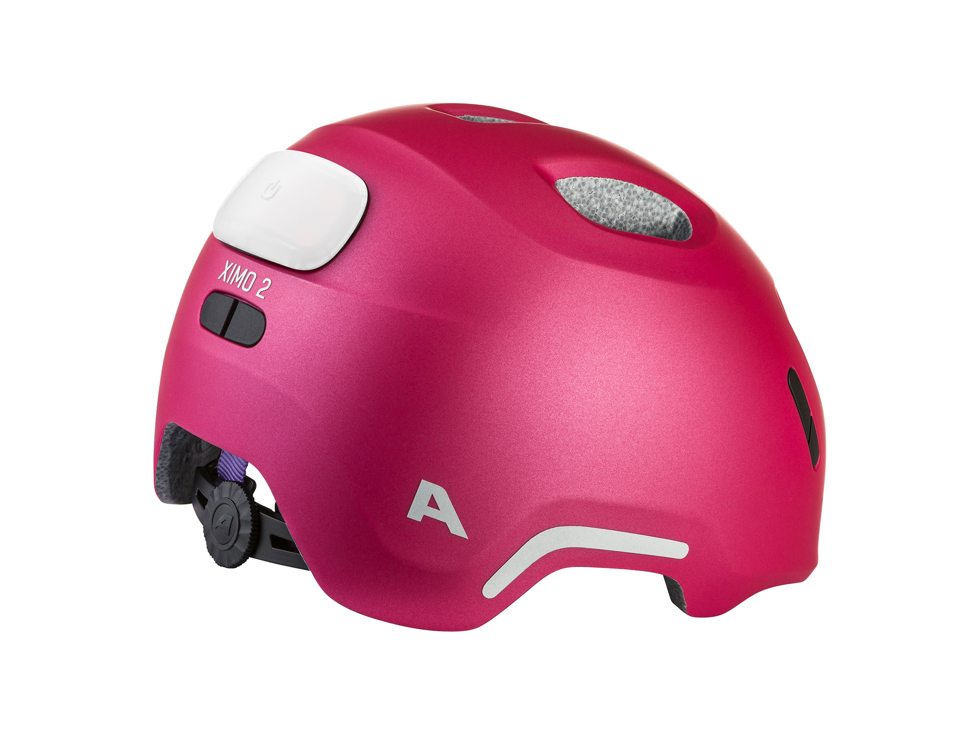 Alpina Ximo 2 Flash Helm 49-54 cm | deep rose violet matt