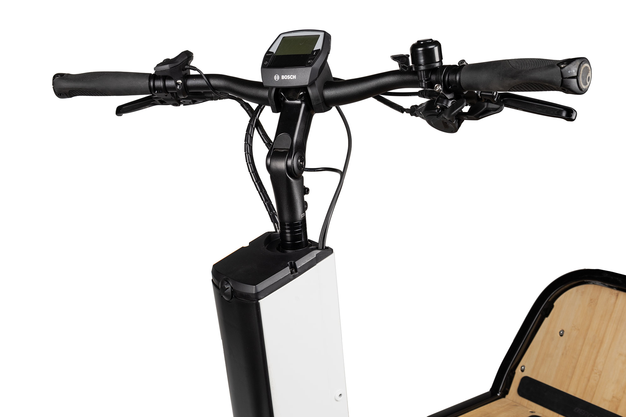 Bergamont E-Cargoville LJ Edition inklusive 50 cm Load-Unit white/black