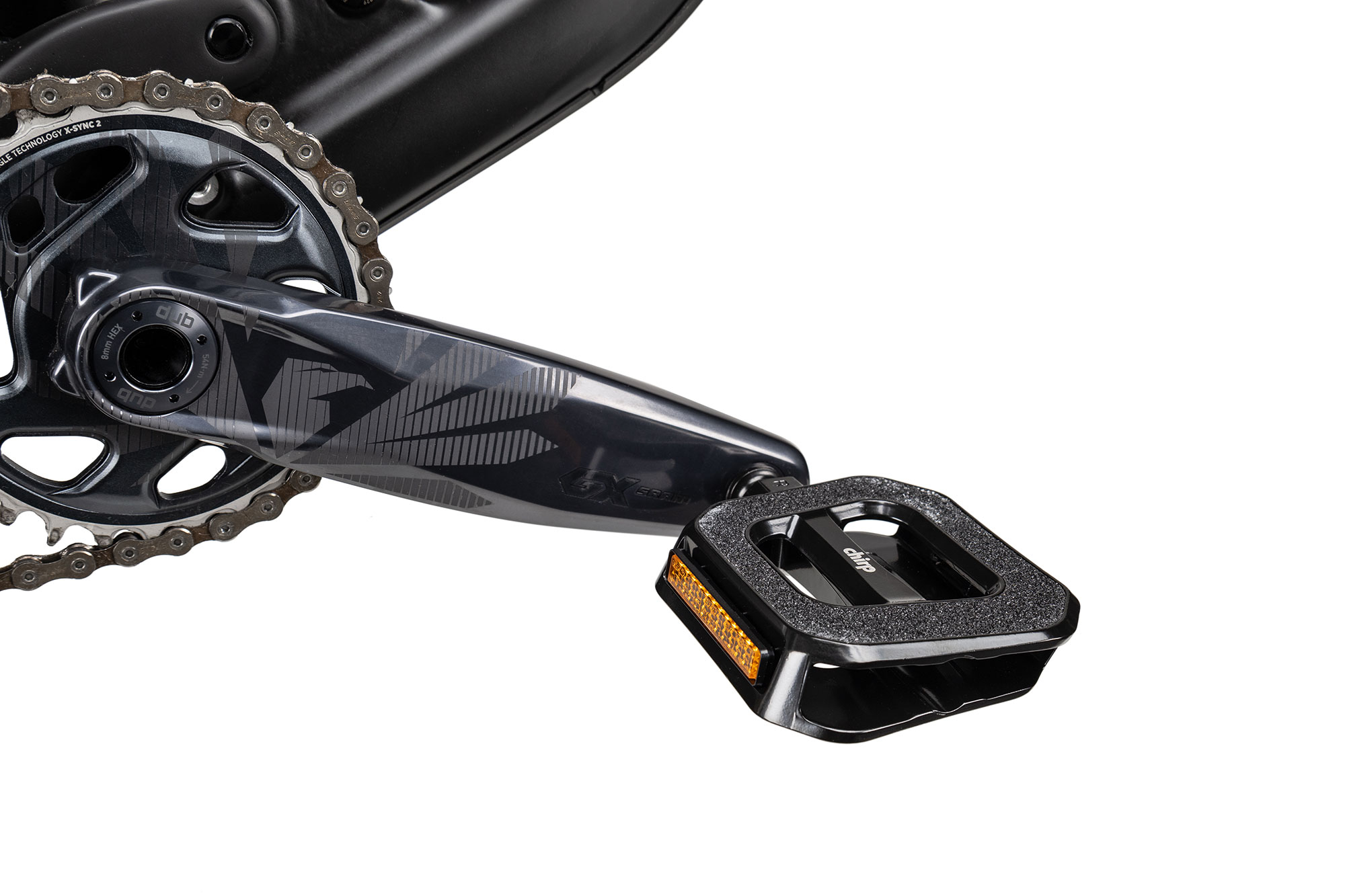 Chirp Touring Pro Pedale schwarz