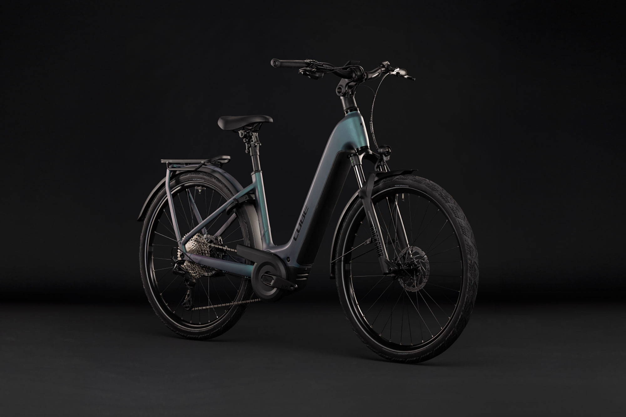 Cube Kathmandu Hybrid Pro 800 Wave 2027 50 cm | smaragdgrey´n´black