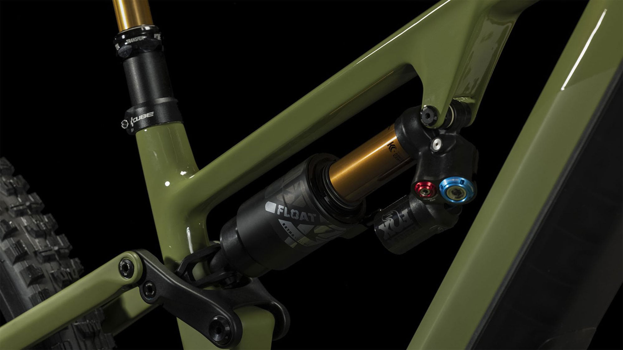 Cube Stereo Hybrid ONE55 C:68X TM 750 M | olive´n´chrome