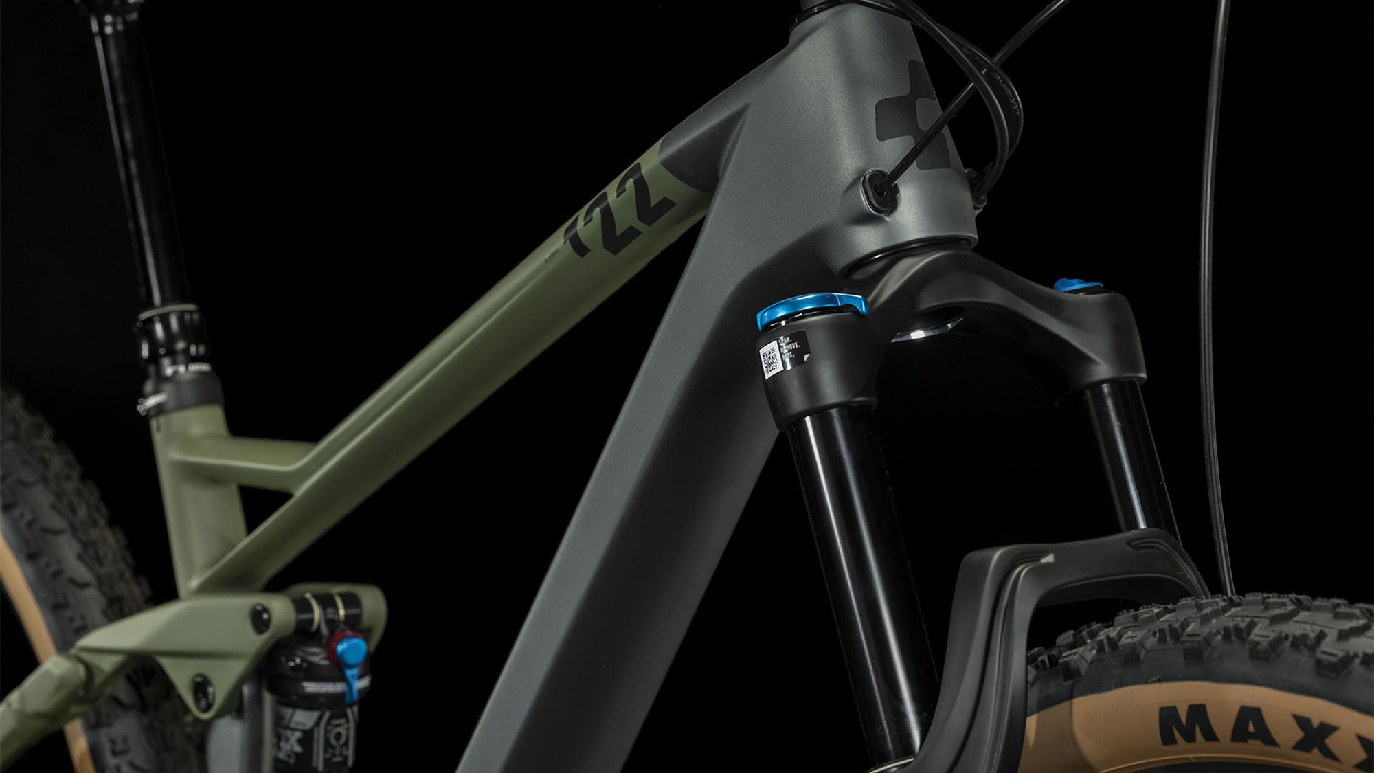 Cube Stereo ONE22 HPC TM L | flashgrey´n´olive