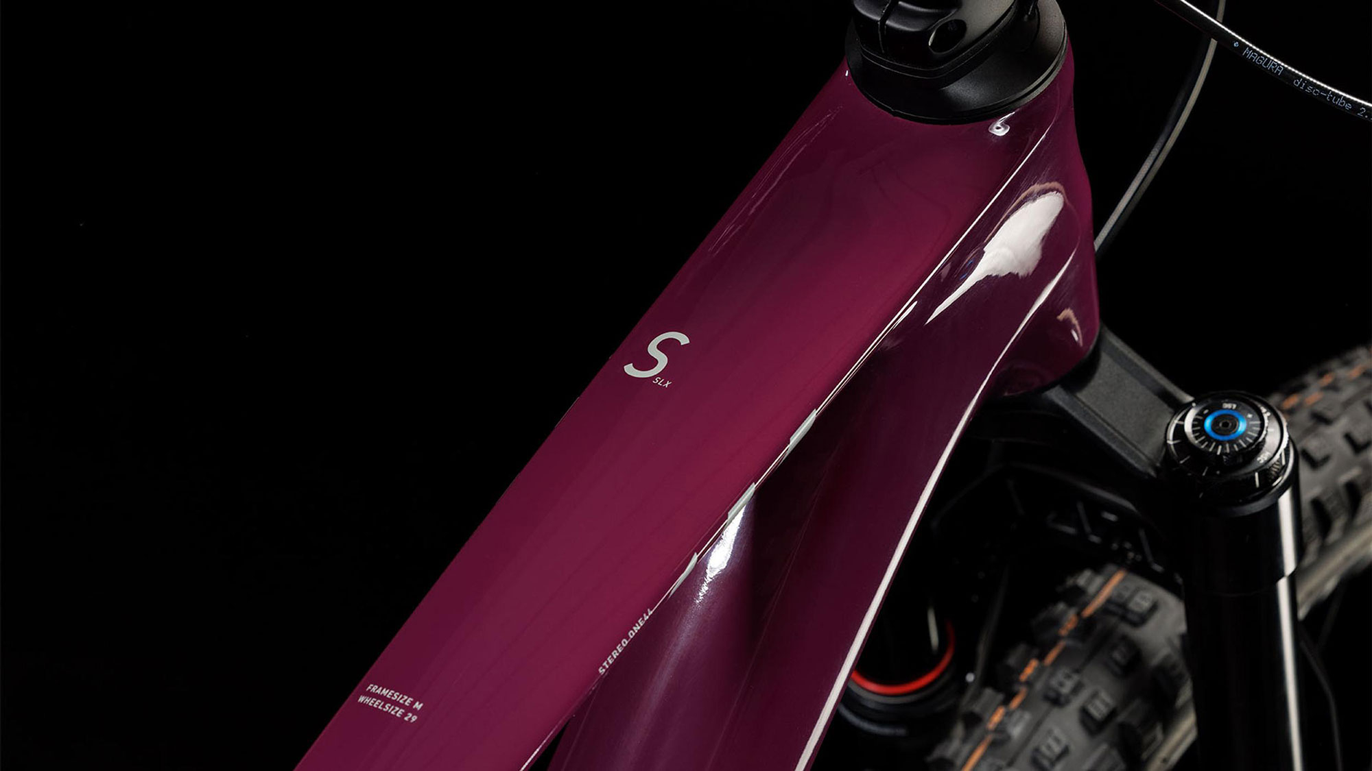 Cube Stereo ONE44 C:68X SLX S | wine´n´grey