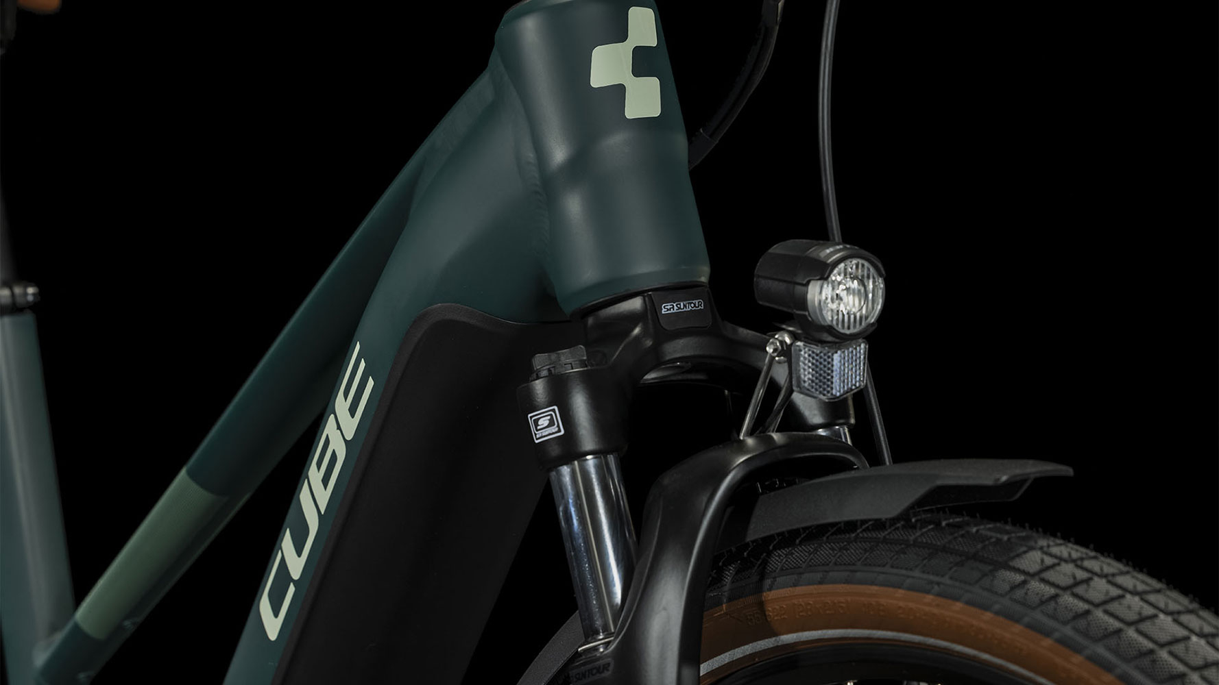 Cube Touring Hybrid ONE 500 Trapez M | darkgreen´n´green | 28 Zoll