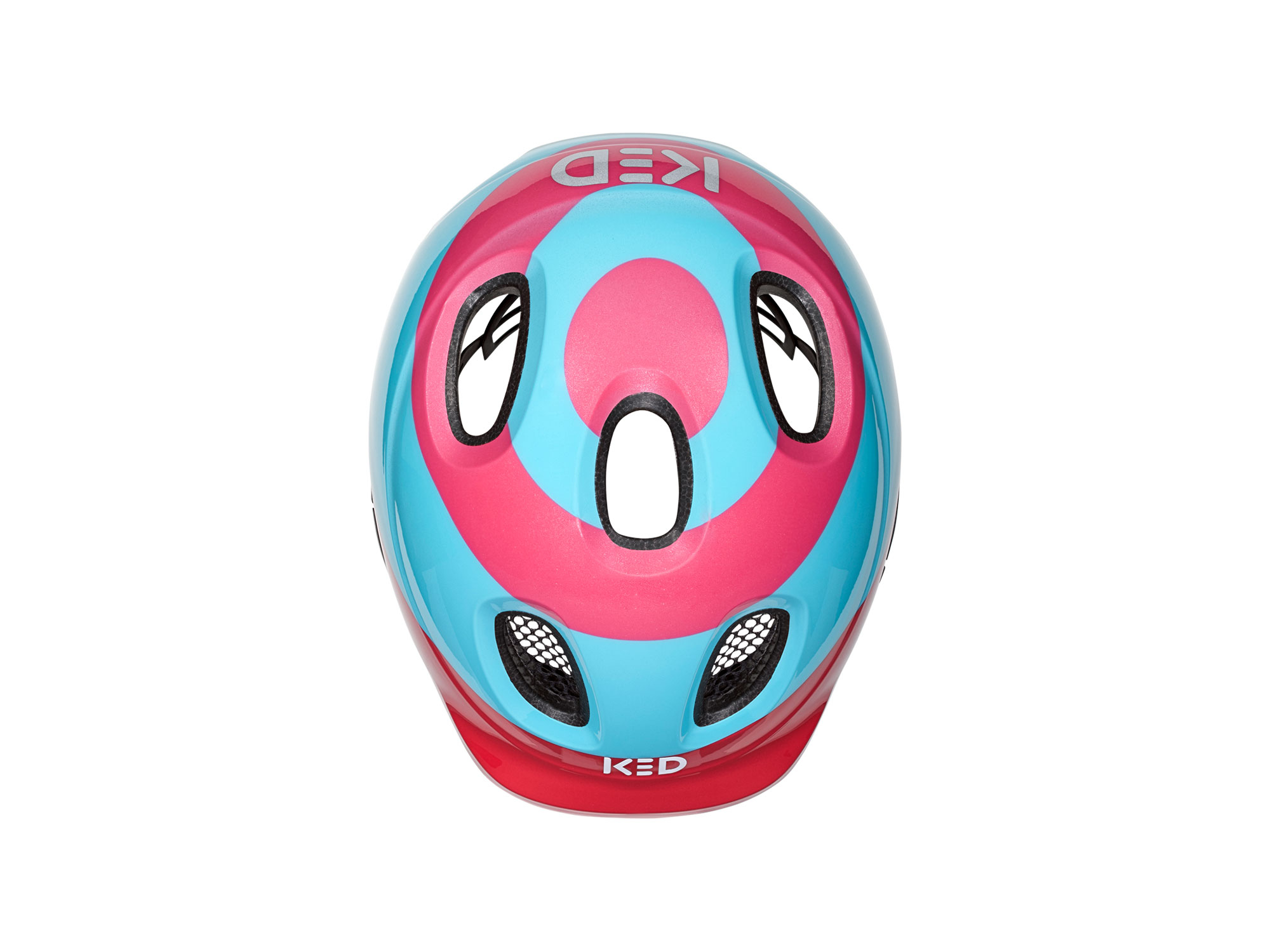 KED Meggy Spark Helm 50-55 cm | loopster blue pink glossy