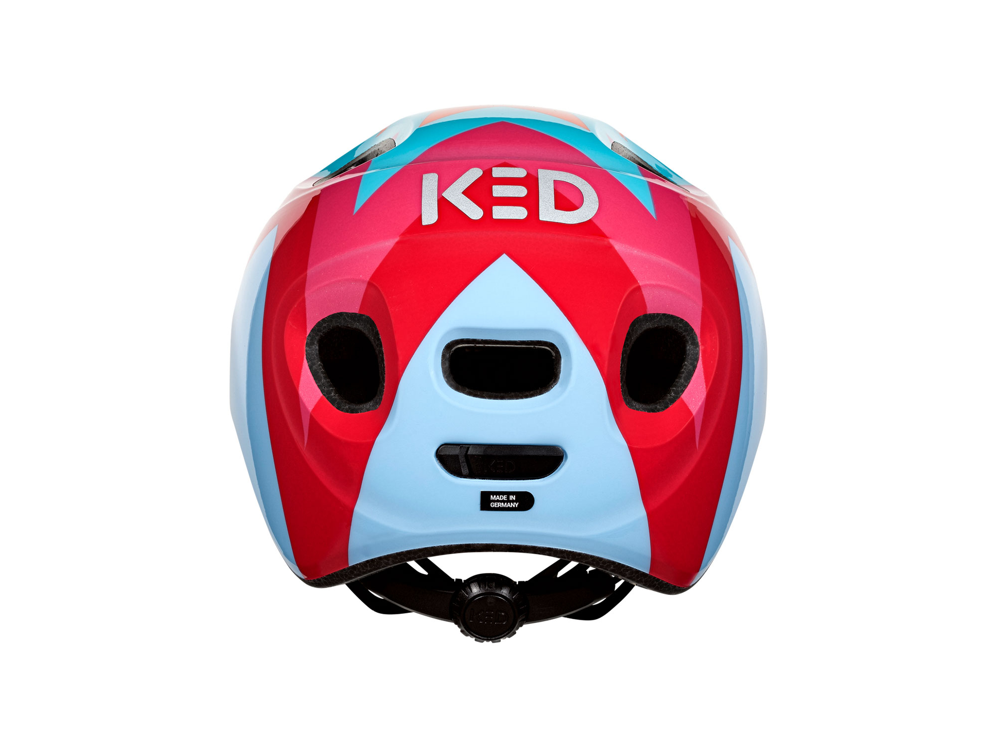 KED Meggy Spark Helm 50-55 cm | starburst blue red glossy