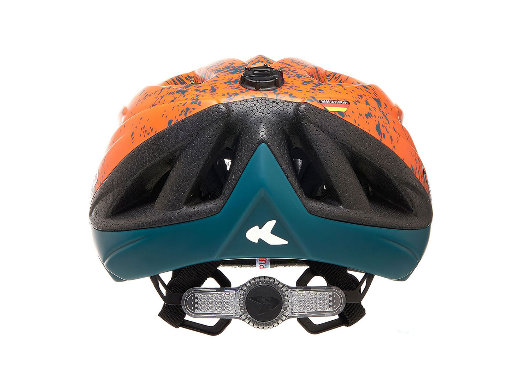KED Street Junior Pro Helm 53-58 cm | green orange
